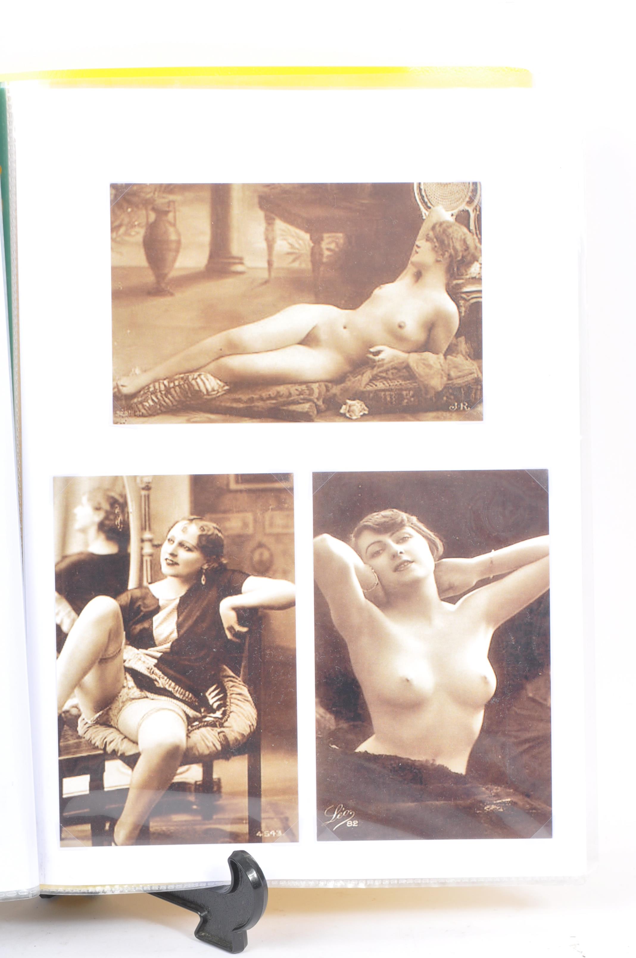 COLLECTION OF 20TH CENTURY FRENCH EROTIC NUDE POSTCARDS - Image 2 of 9