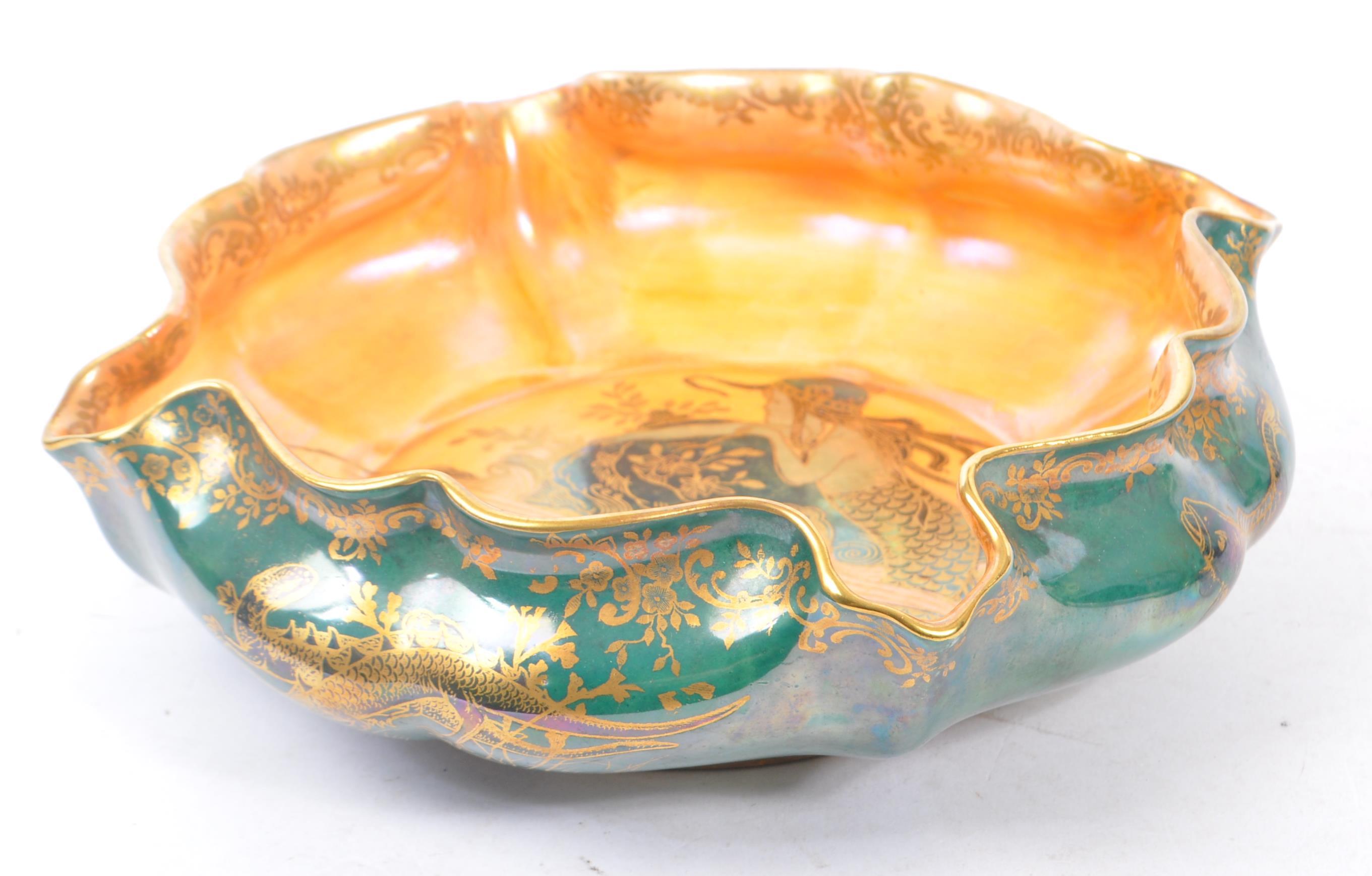 CROWN DEVON - FIELDING'S LUSTRINE LUSTRE MERMAID DISH