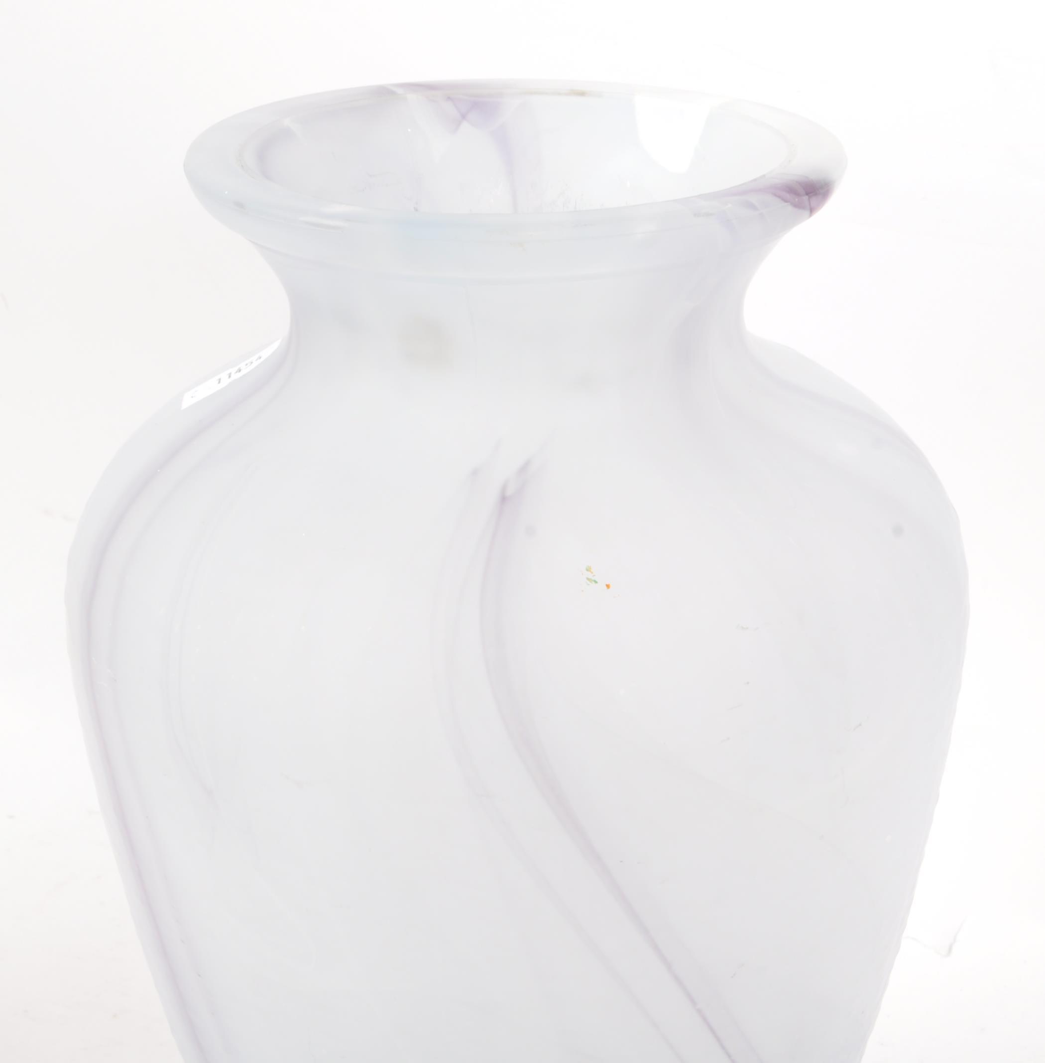 COLLECTION OF THREE STUDIO ART GLASS VASES - Image 5 of 7