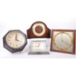 SMITHS - A COLLECTION OF WALL AND MANTLE CLOCKS