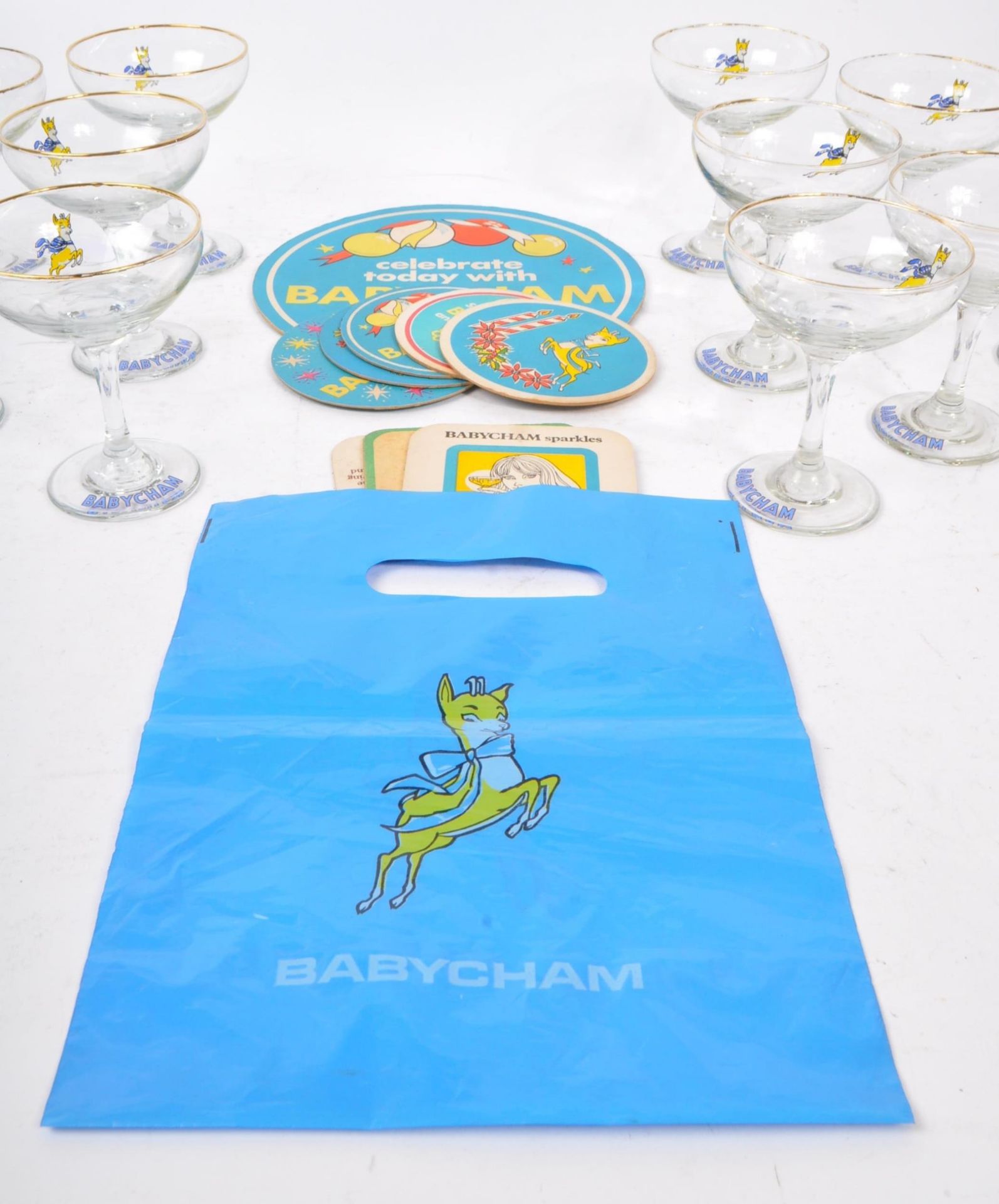 BABYCHAM - COLLECTION OF BRANDED DRINKING GLASSES - Image 5 of 7