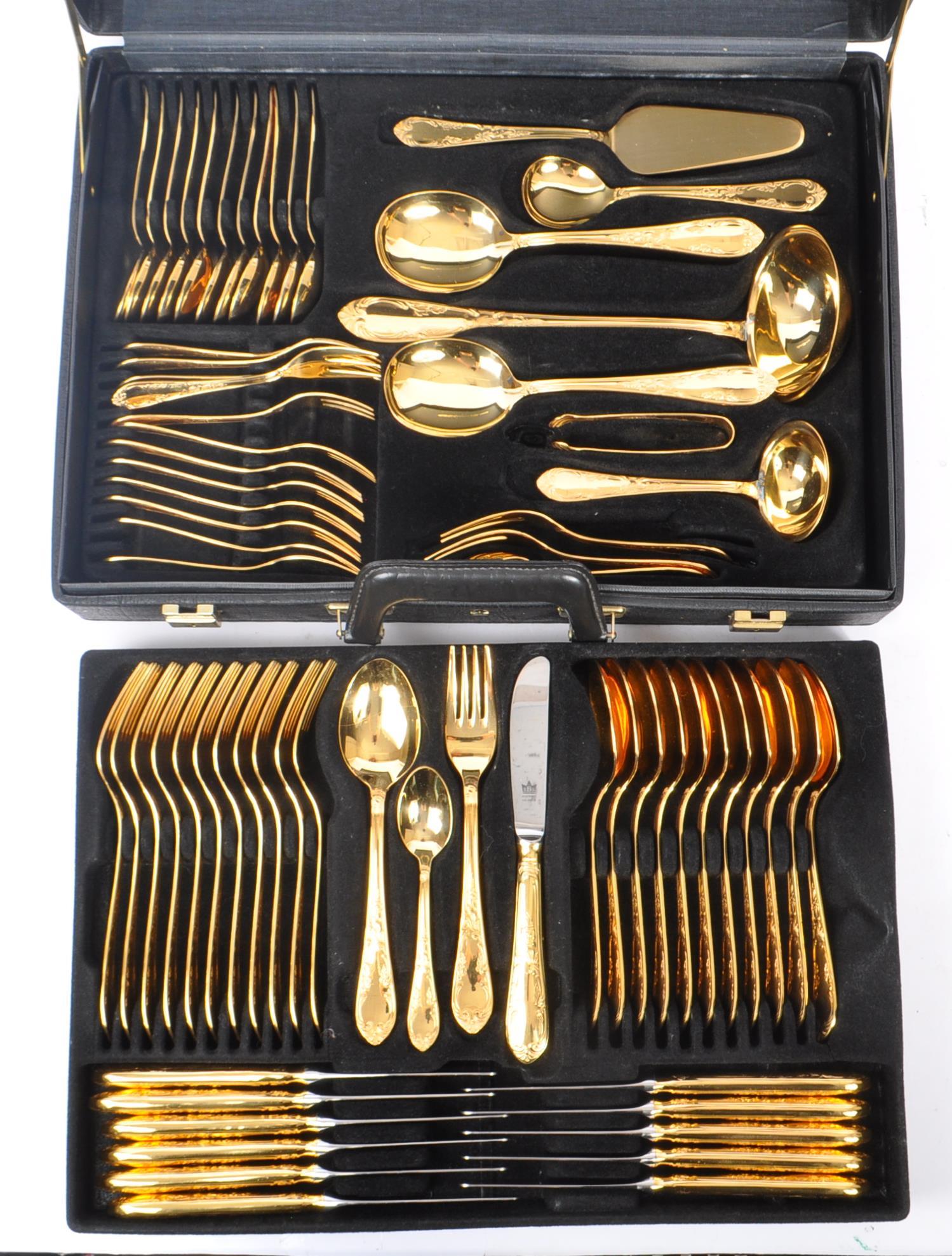 BESTECKE SOLINGEN GOLD PLATED CANTEEN OF CUTLERY - Image 2 of 8
