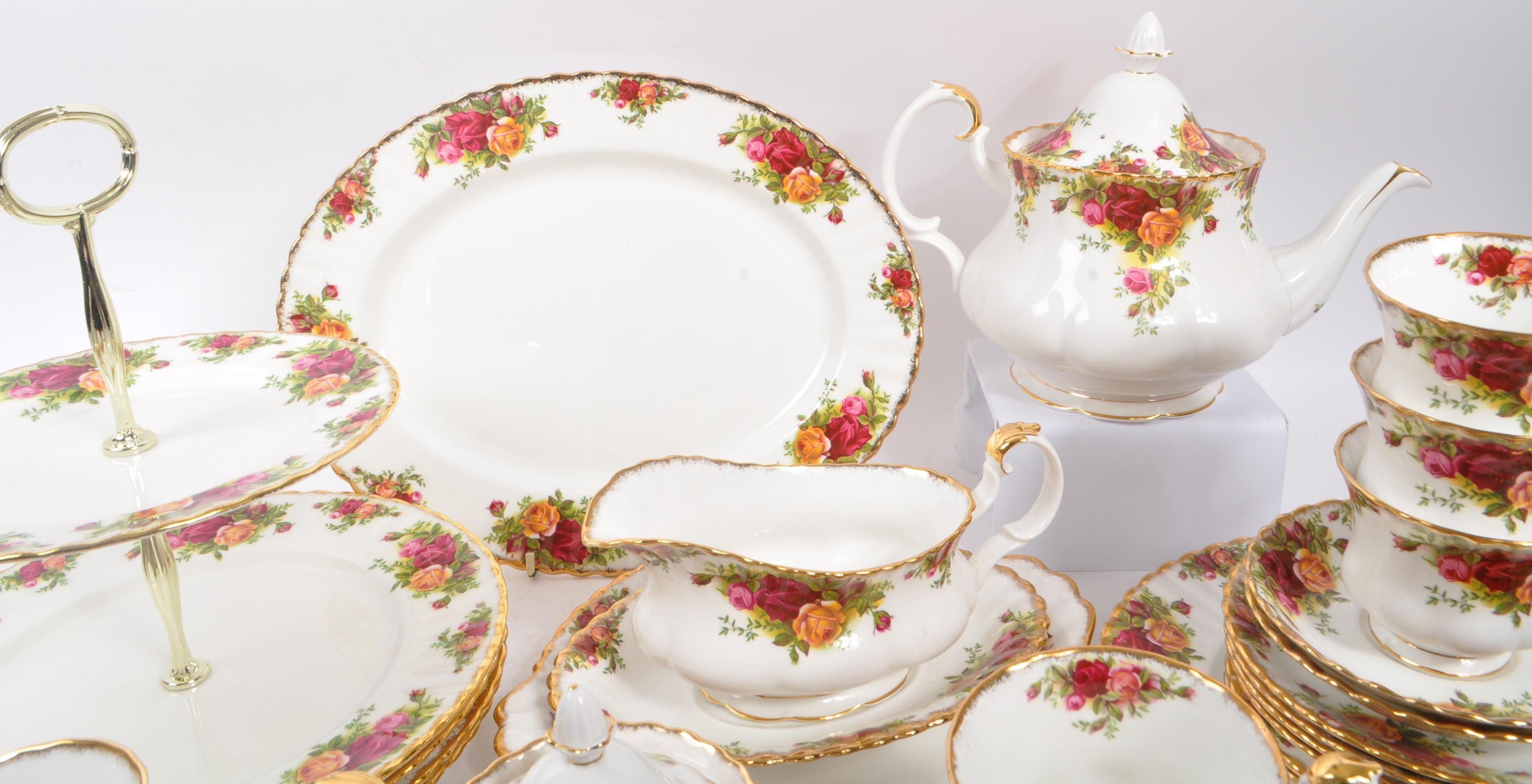 ROYAL ALBERT - OLD COUNTRY ROSES - PORCELAIN TEA SERVICE - Image 4 of 9
