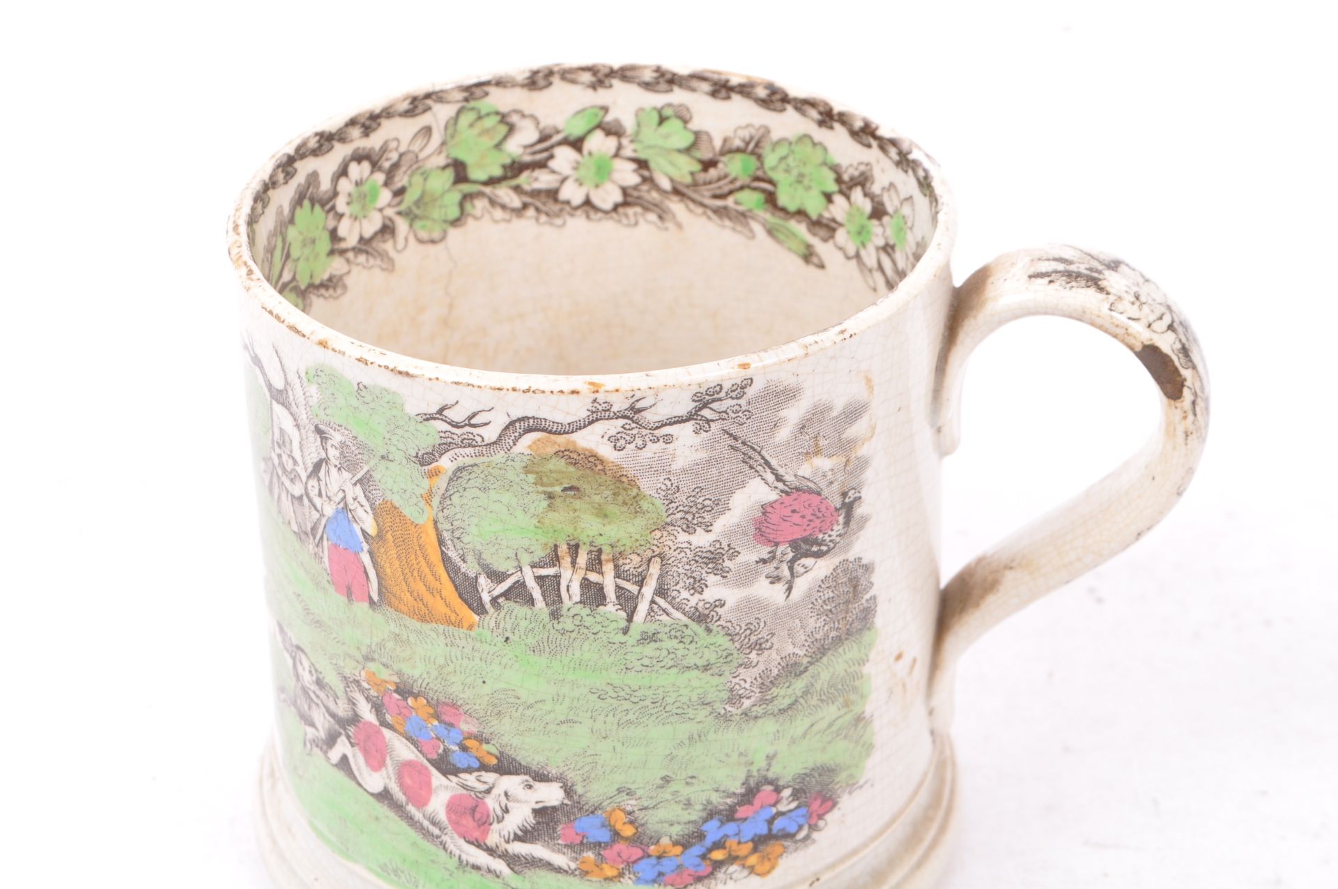 VICTORIAN MUG / TANKARD WITH HUNTING SCENES - Bild 5 aus 6