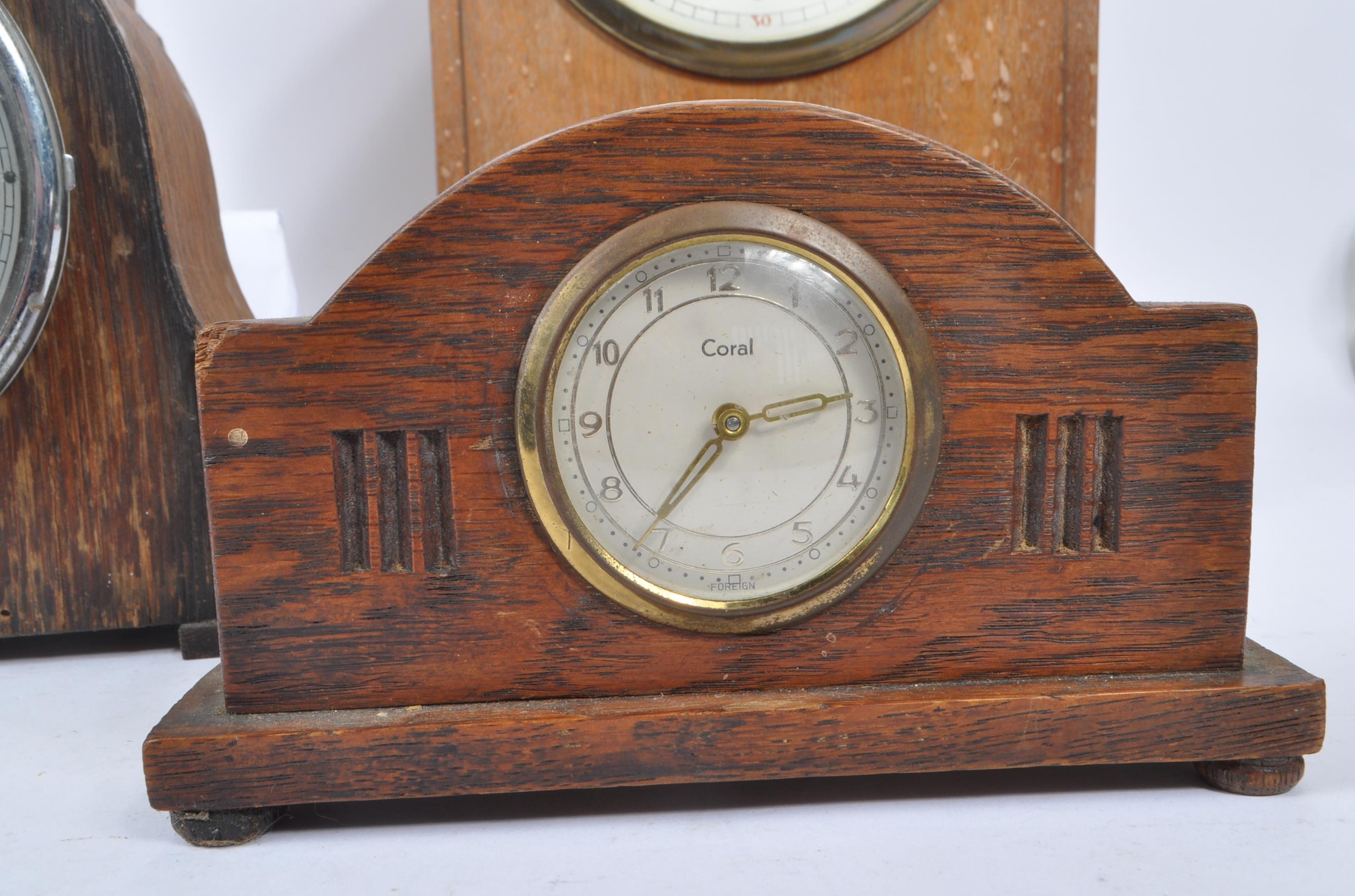 COLLECTION OF FOUR 20TH CENTURY MANTEL CLOCKS - Image 5 of 7