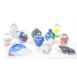 MDINA - COLLECTION OF 20TH CENTURY GLASS PAPERWEIGHTS