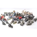 COLLECTION OF MOTORBIKE INTEREST FIGURINES