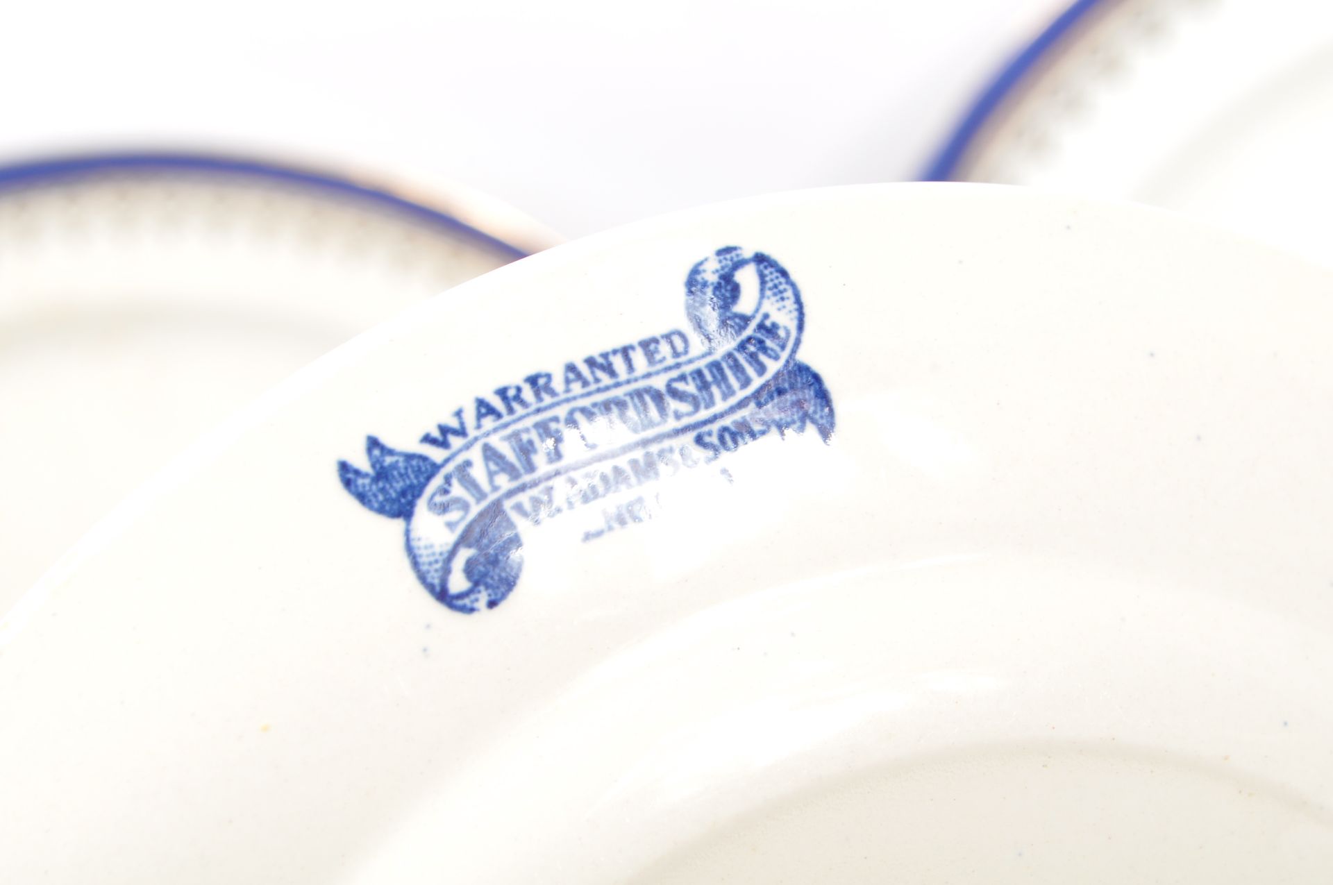 ROYAL DOULTON / SPODE / STAFFORDSHIRE - BLUE AND WHITE PORCELAIN - Image 7 of 8
