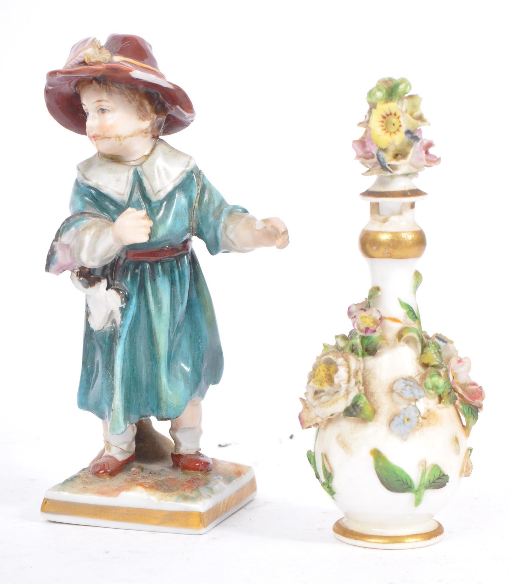 CAPODIMONTE - COLLECTION OF 19TH CENTURY PORCELAIN FIGURES - Image 7 of 11