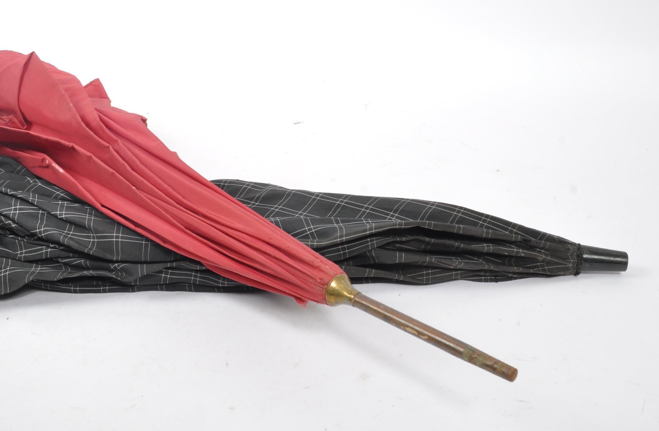 20TH CENTURY BAMBOO HANDLED UMBRELLA & ANOTHER - Image 6 of 6