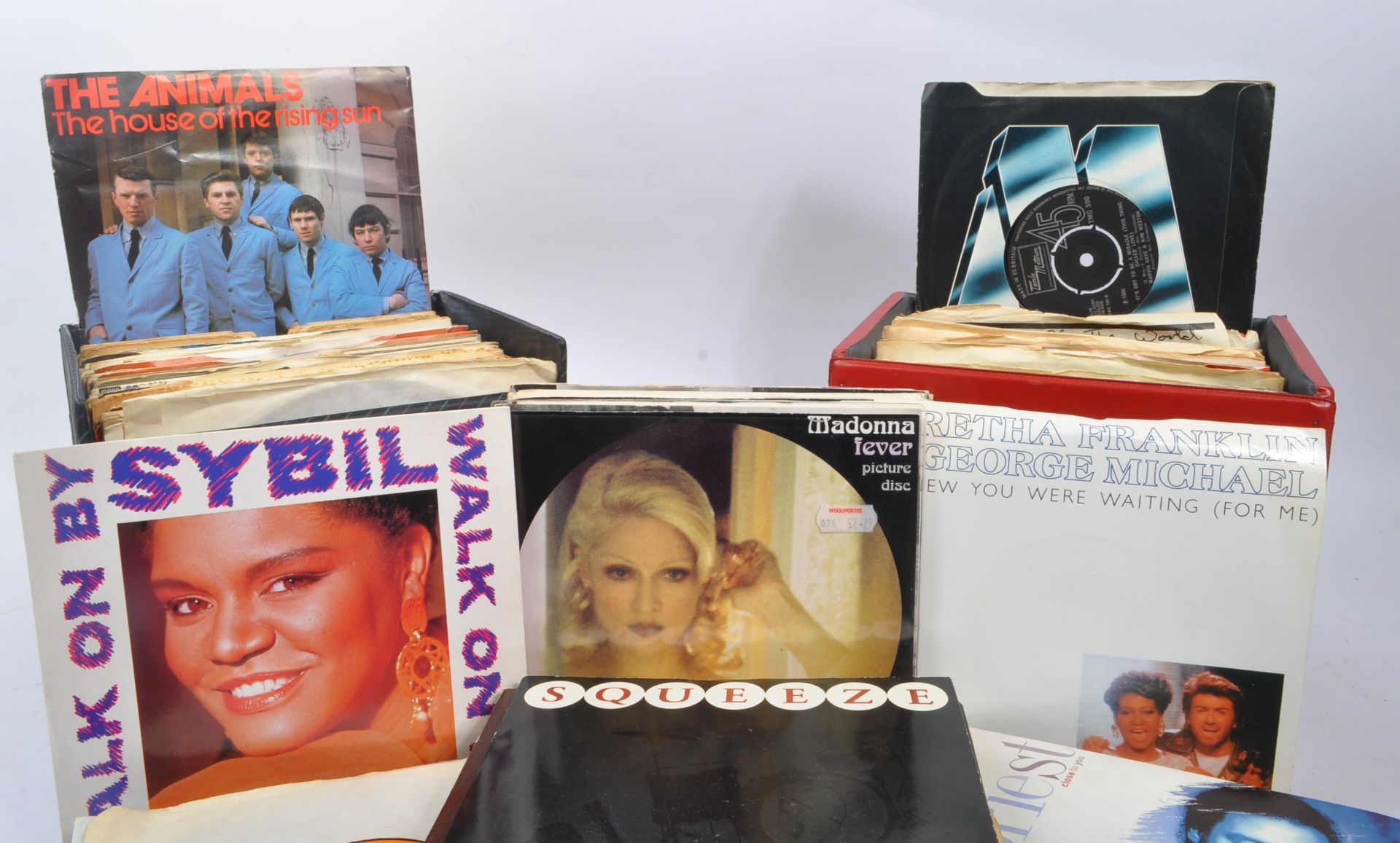 LARGE COLLECTION OF 45'S RPM VINYLS TO INCLUDE 60S & 80S - Image 4 of 5