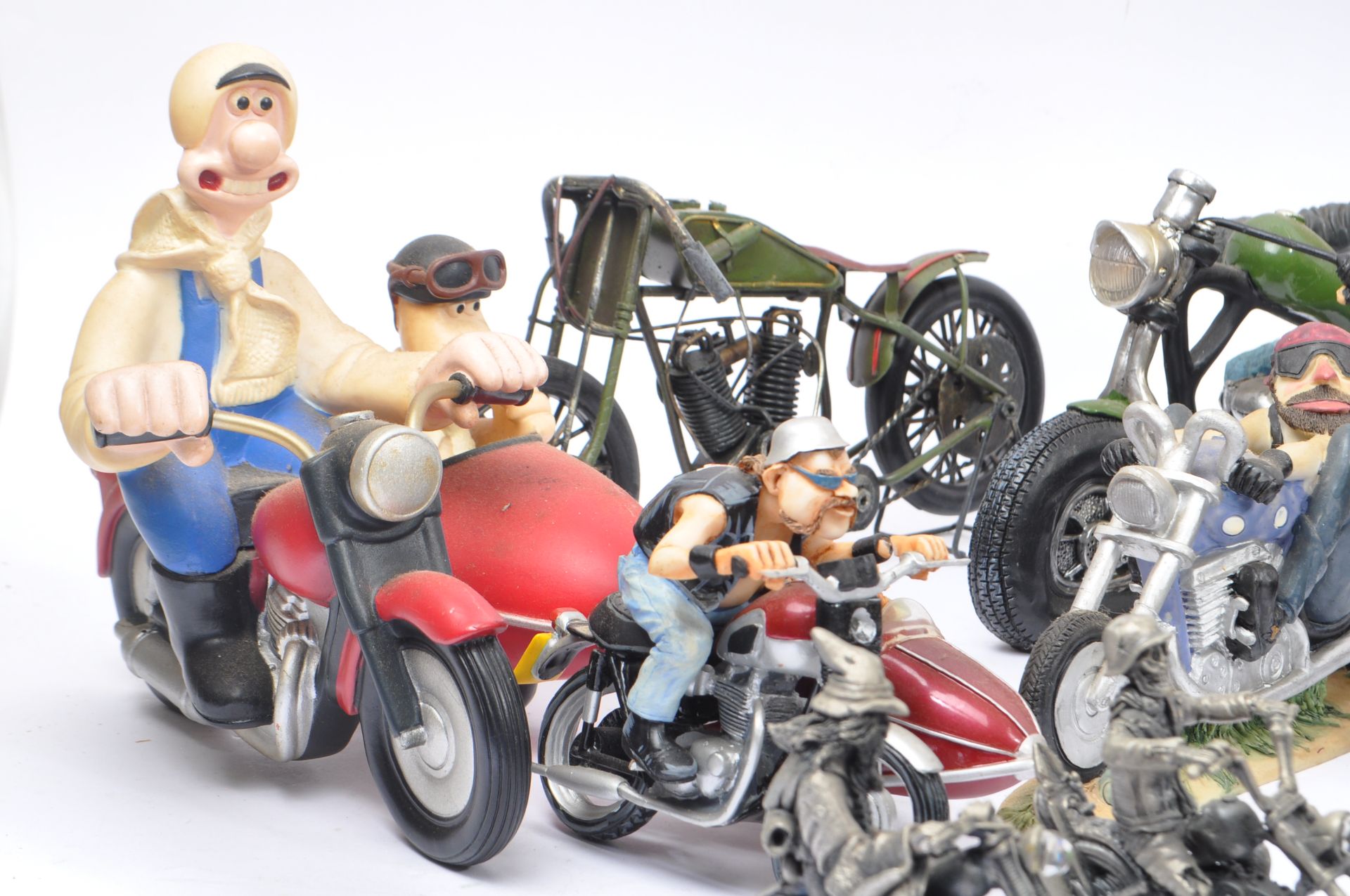 COLLECTION OF MOTORBIKE INTEREST FIGURINES - Image 2 of 7