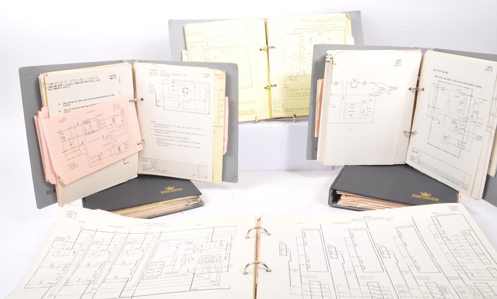 GENERAL POST OFFICE - COLLECTION OF CIRCUIT DIAGRAMS