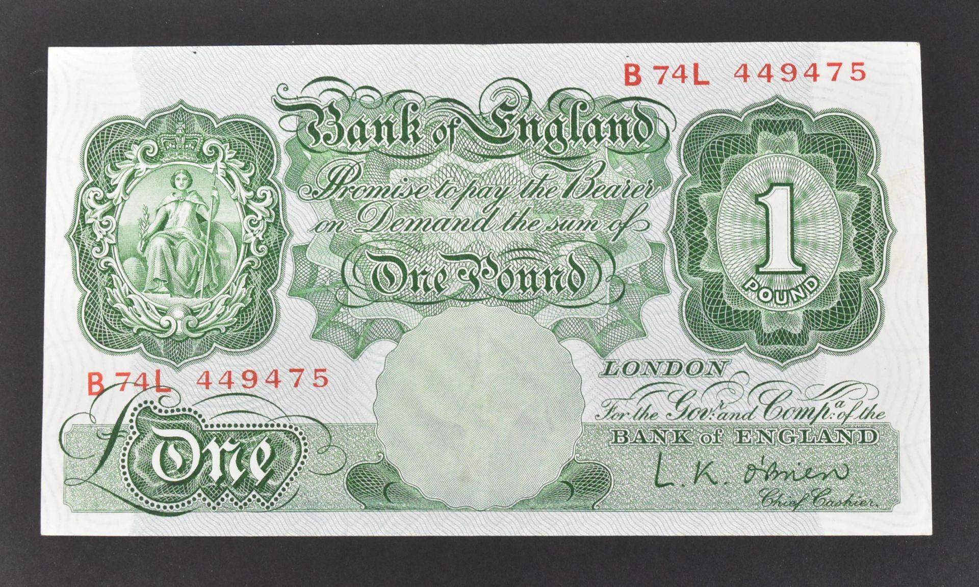 COLLECTION BRITISH UNCIRCULATED BANK NOTES - Bild 56 aus 61