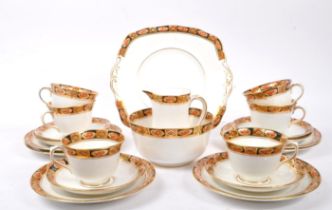 ROYAL ALBERT - IMARI MANNER TEA SERVICE