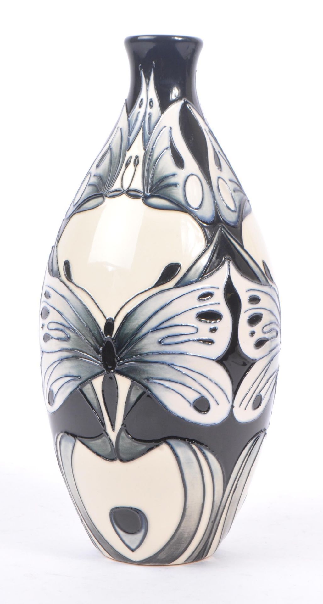 MOORCROFT POTTERY - BUTTERFLY TEARS VASE