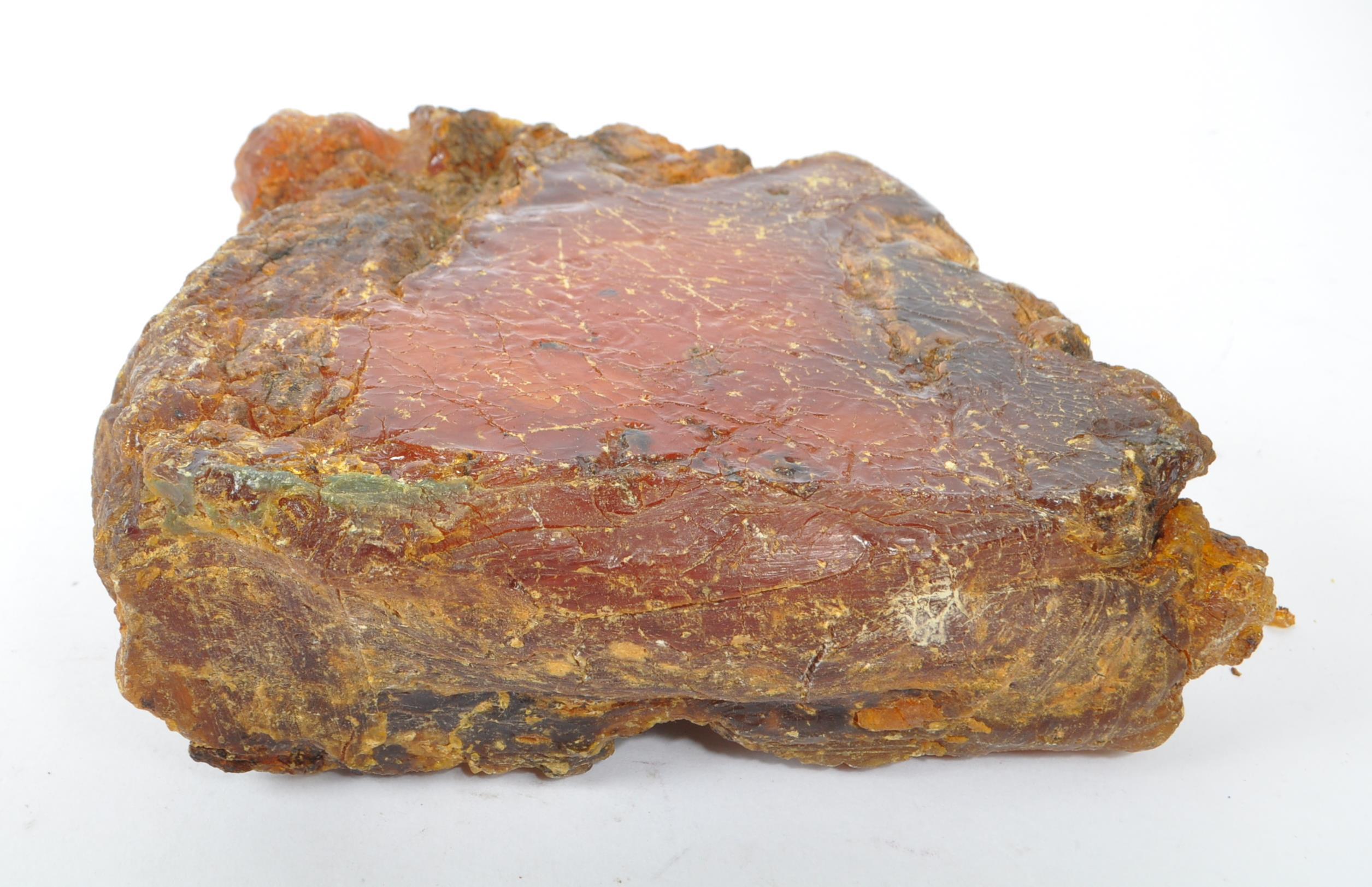 NATURAL HISTORY / GEOLOGICAL INTEREST - LARGE PIECE OF RAW AMBER - Image 3 of 6