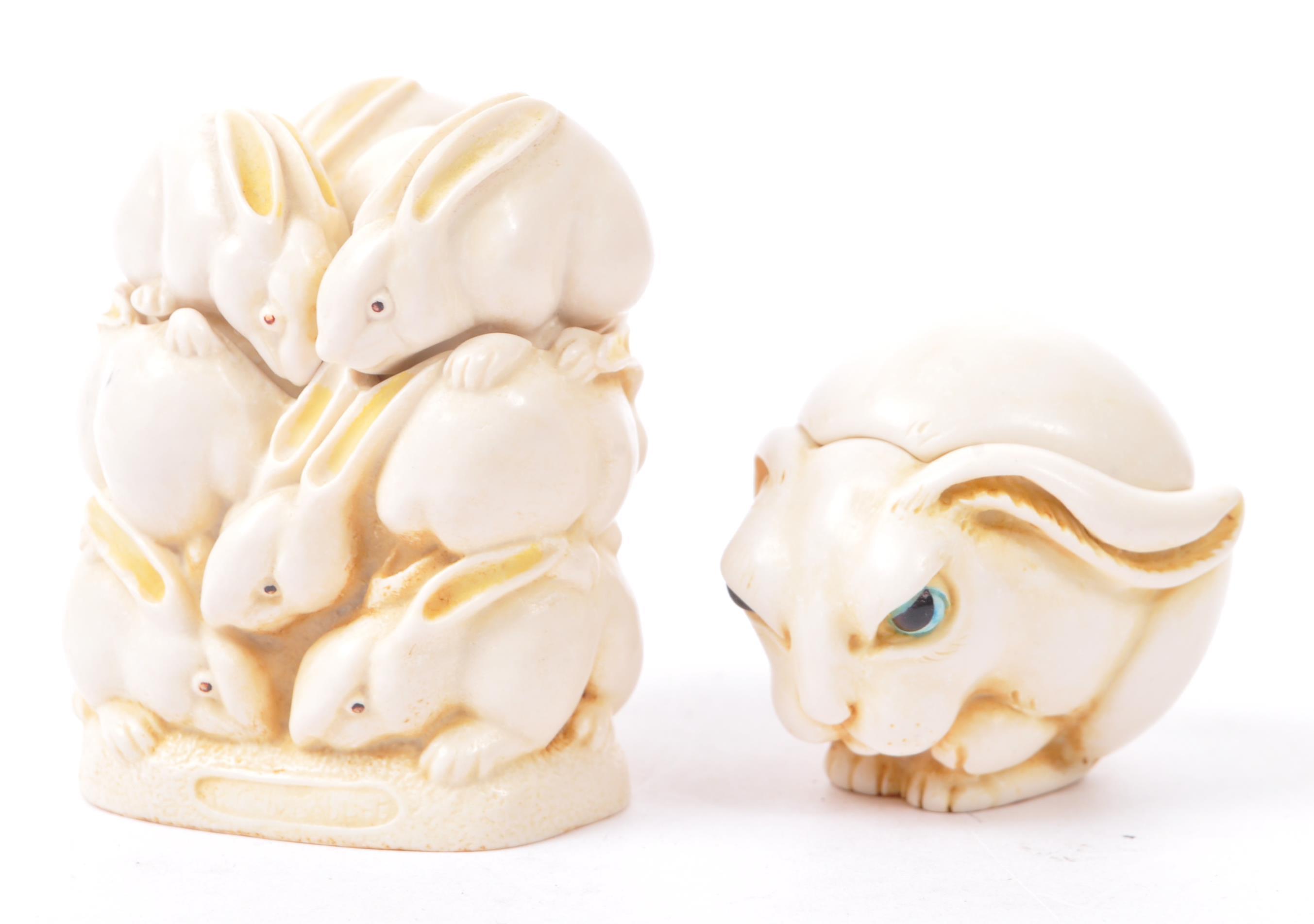 ROLY POLYS - FERGIE - GROUP OF 20TH CERAMIC RABBIT FIGURES - Image 2 of 8