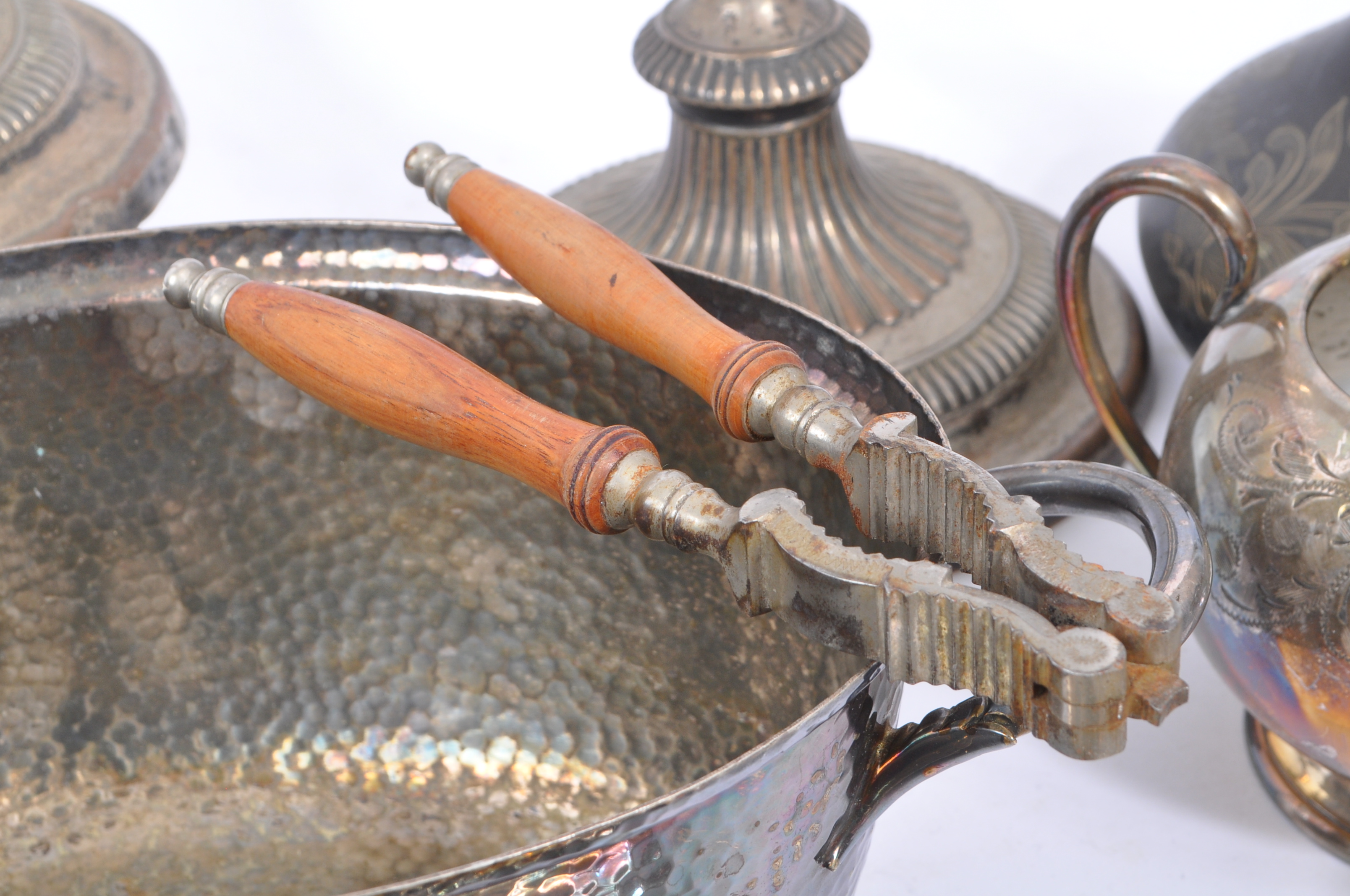 COLLECTION OF SILVER PLATE TABLEWARE & CURIOS - Image 7 of 11