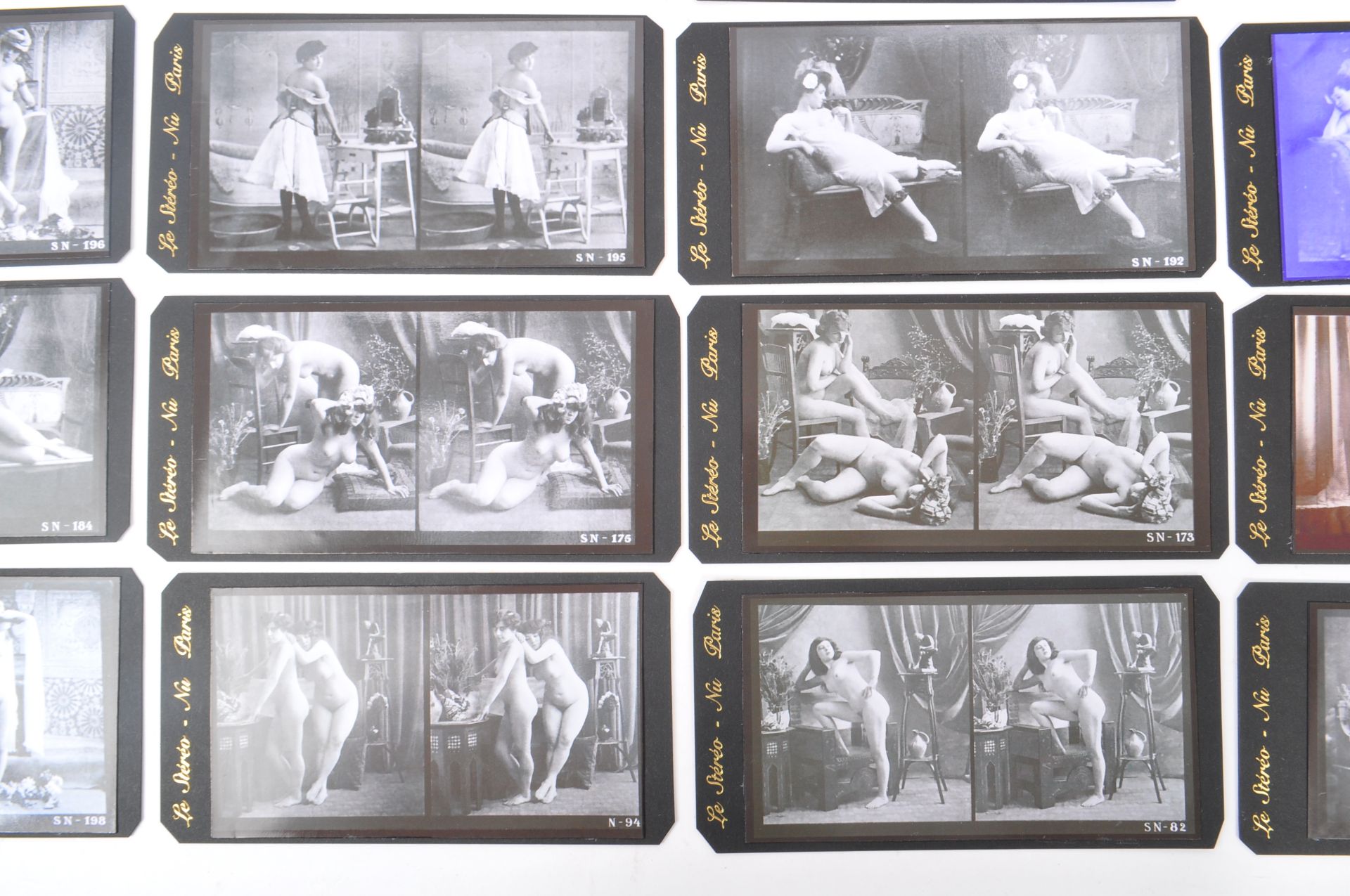 COLLECTION OF COPY FRENCH LITHOGRAPH NUDE VIEW CARDS - Image 2 of 9