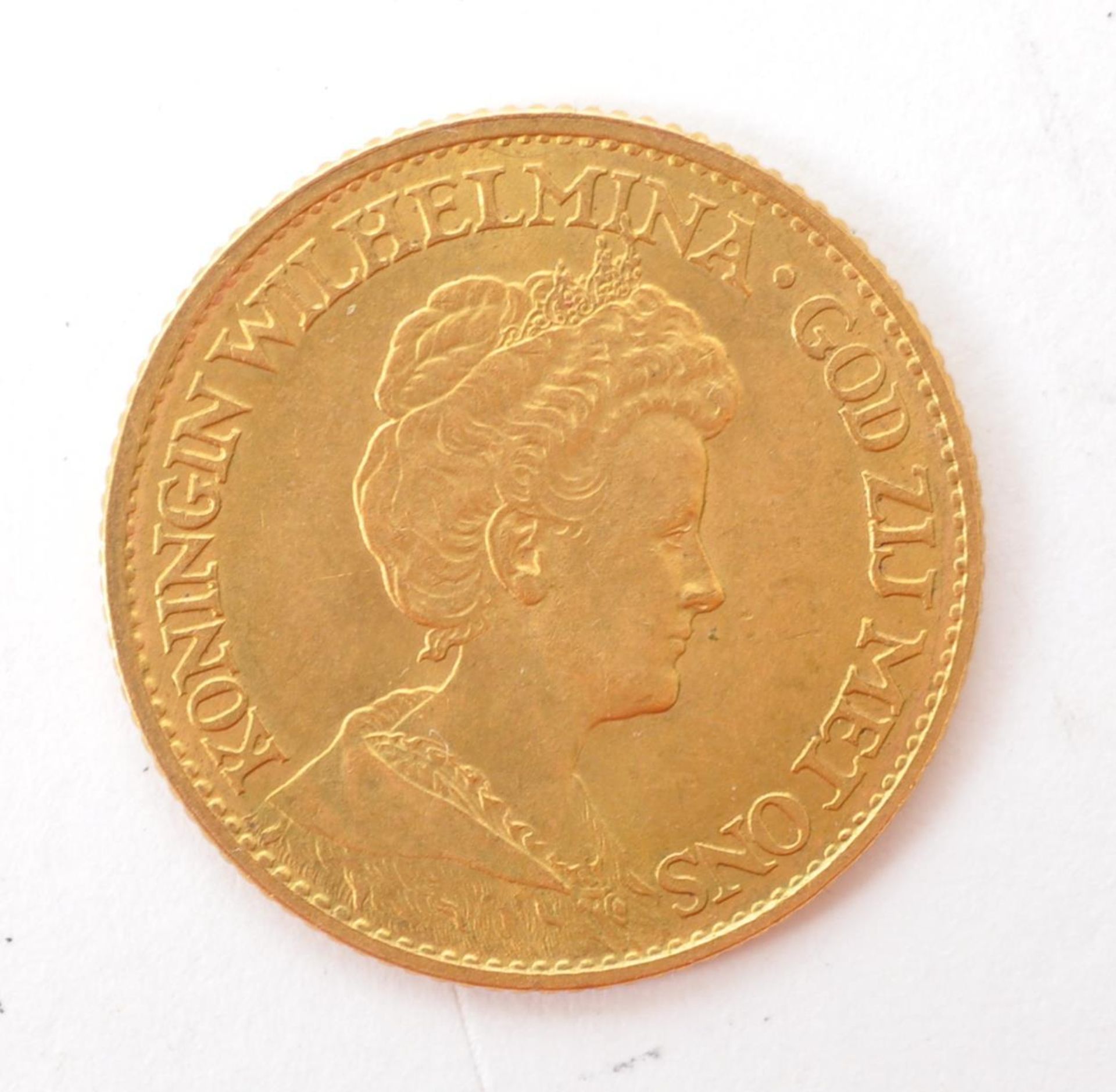 ROYAL DUTCH MINT - EARLY 20TH CENTURY 10 GUILDER GOLD COIN