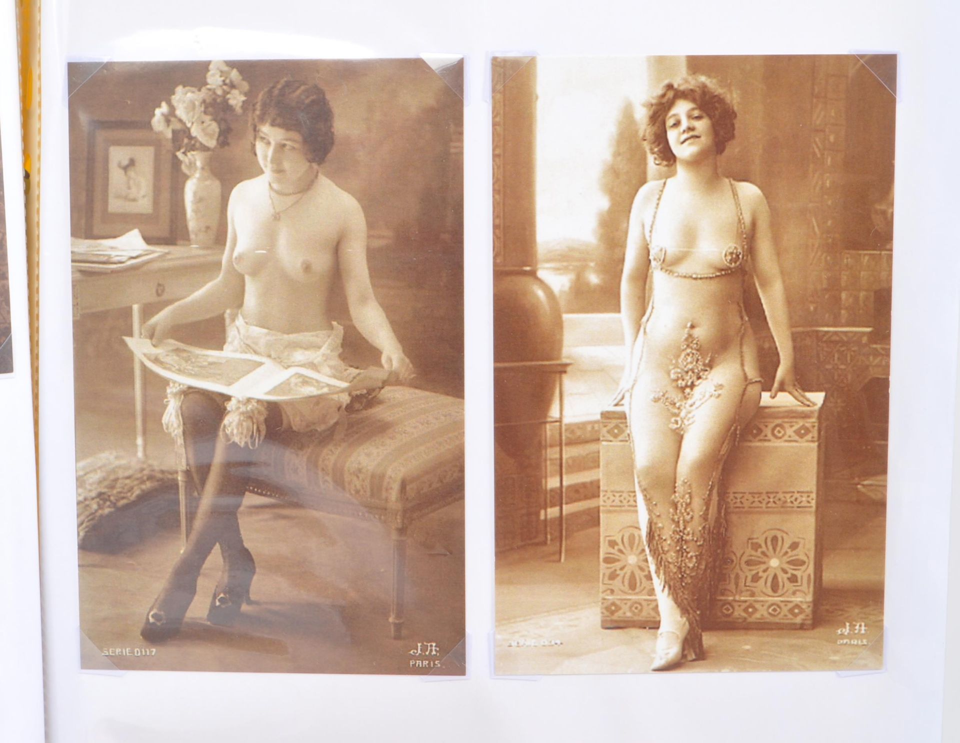 COLLECTION OF 20TH CENTURY FRENCH EROTIC NUDE POSTCARDS - Image 7 of 9