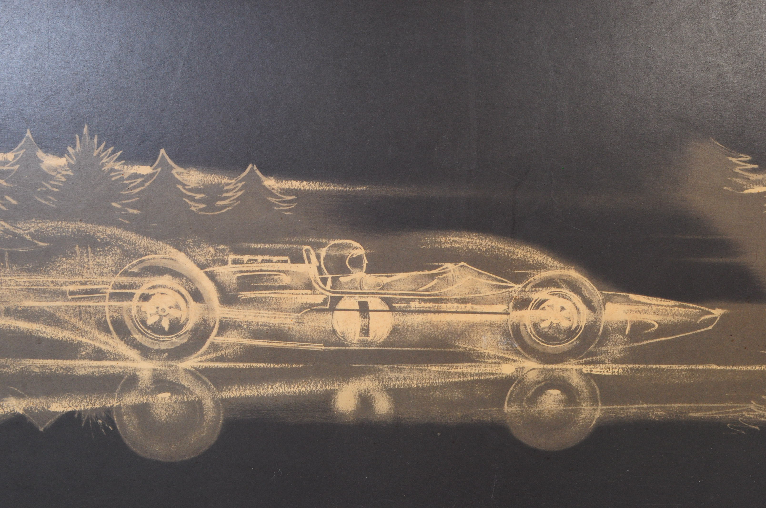 OF MOTORSPORT INTEREST - JIM CLARK FORMULA ONE PRINT - Image 2 of 5