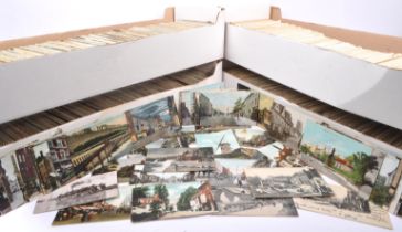 LARGE EXTENSIVE ACCUMULATION OF EARLY 20TH CENTURY POSTCARDS