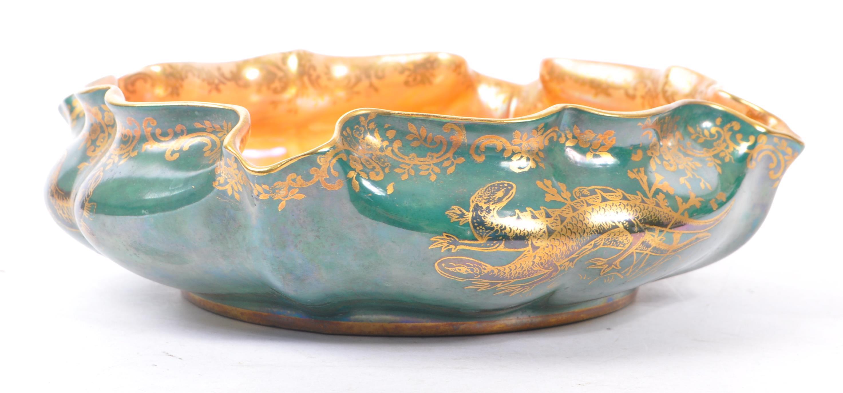 CROWN DEVON - FIELDING'S LUSTRINE LUSTRE MERMAID DISH - Image 2 of 7