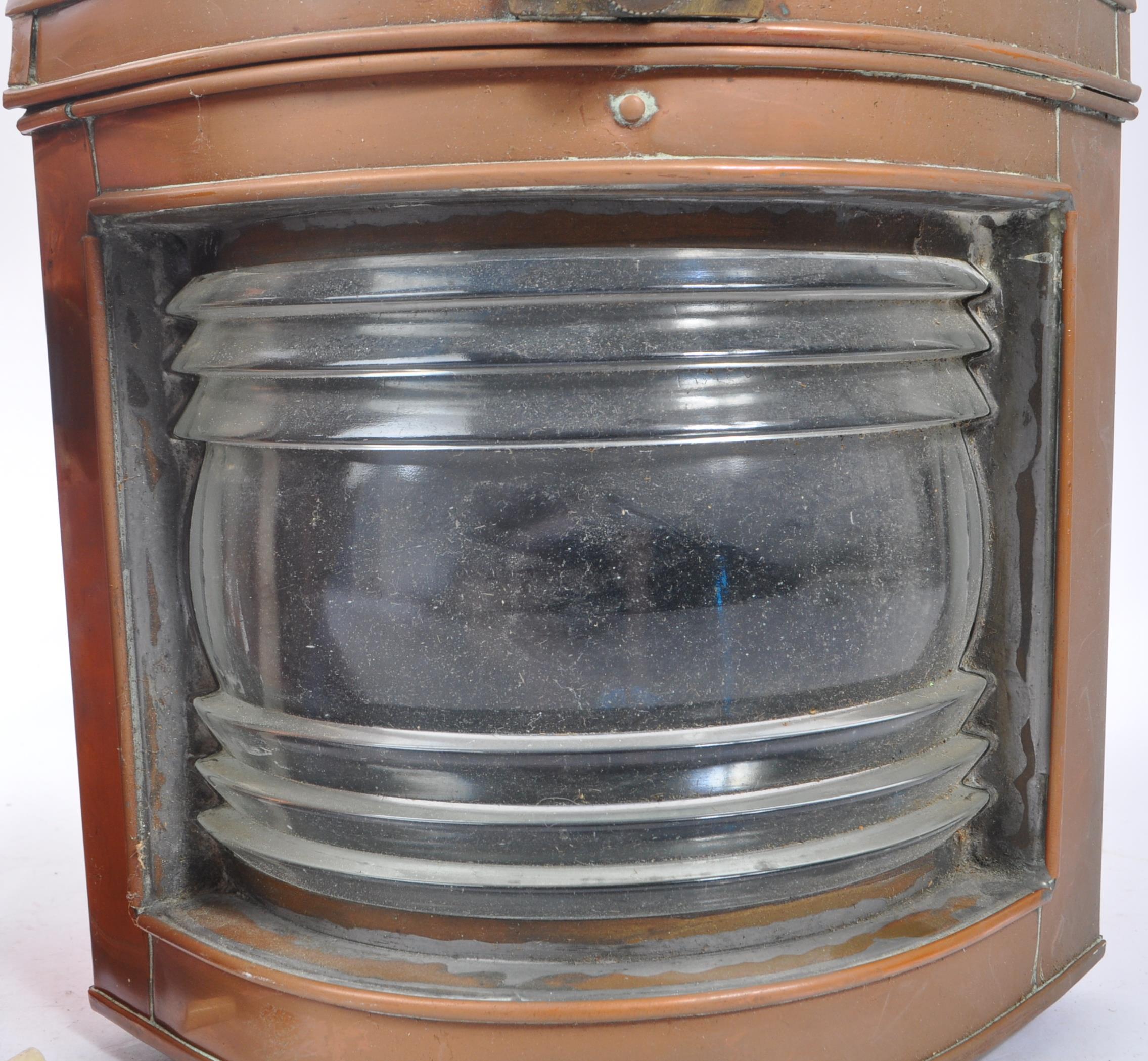 PAIR OF EARLY 20TH CENTURY SHIPS NAVIGATION LAMPS - Image 6 of 7