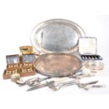 COLLECTION OF VINTAGE 20TH CENTURY SILVER PLATE ITEMS