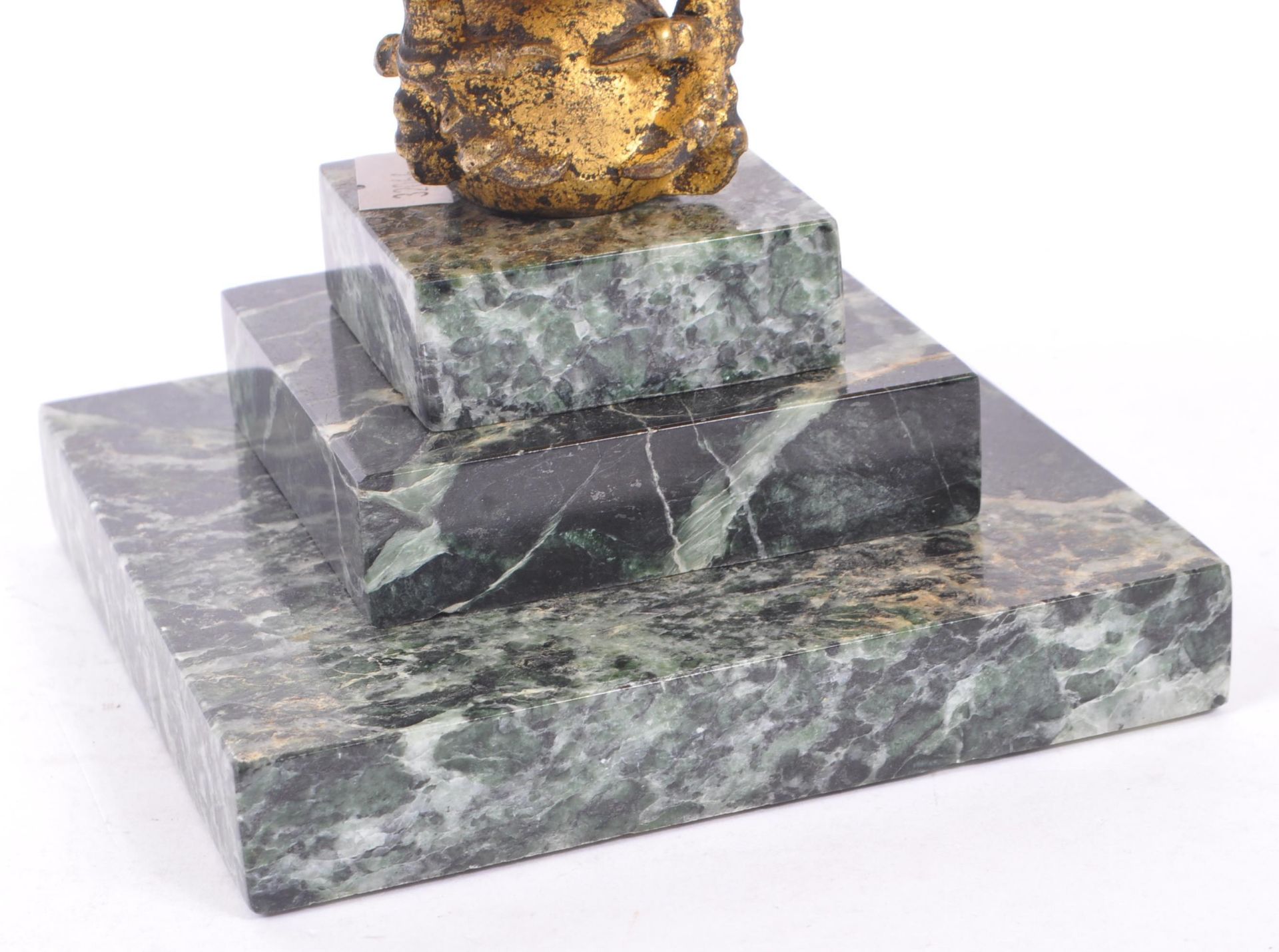 ORMOLU EAGLE FIGURINE ON THREE TIERED MARBLE BASE - Bild 8 aus 8