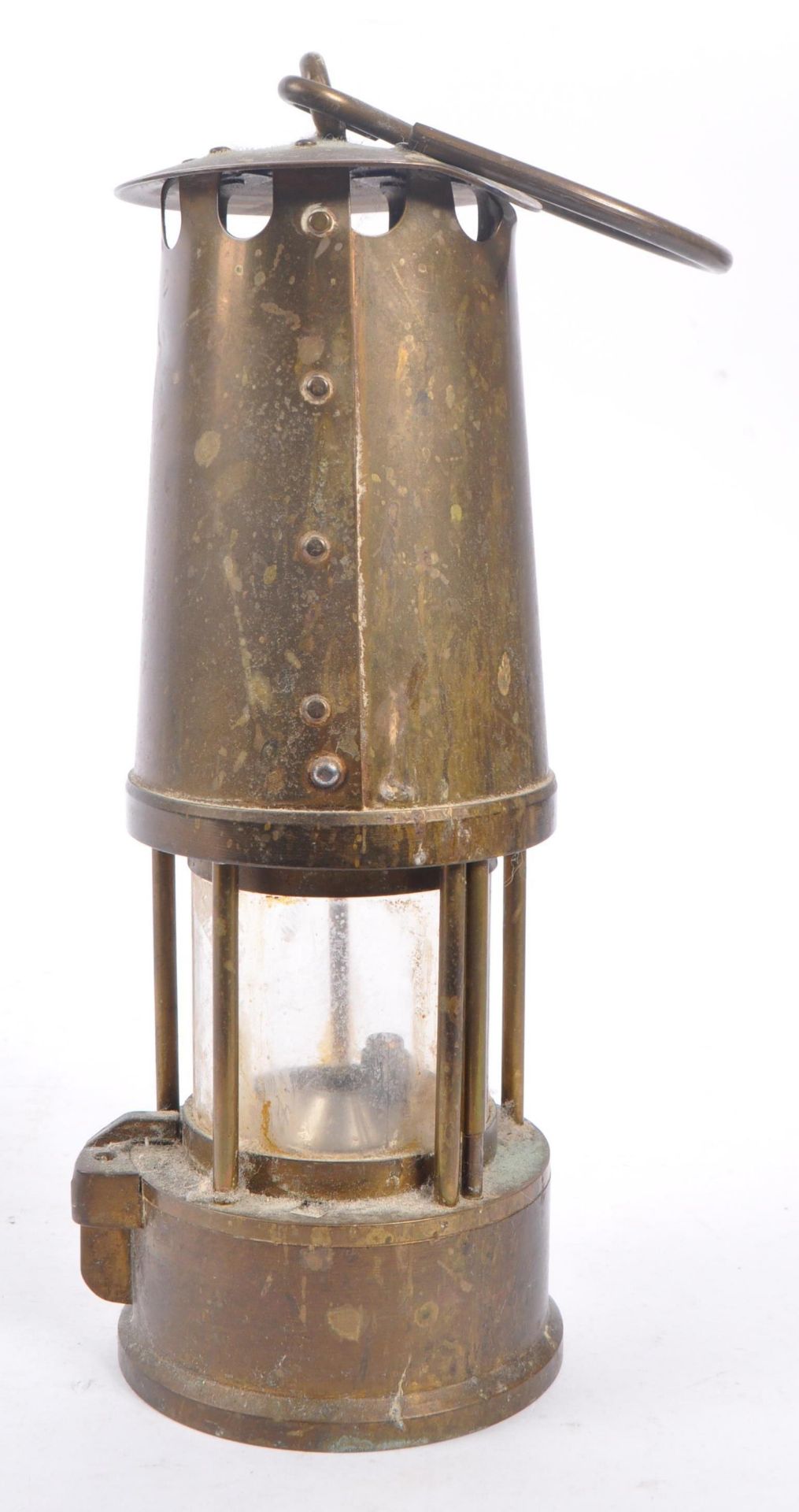 THE PROTECTOR LAMP & LIGHTING - BRASS MINERS LAMP - Image 3 of 6