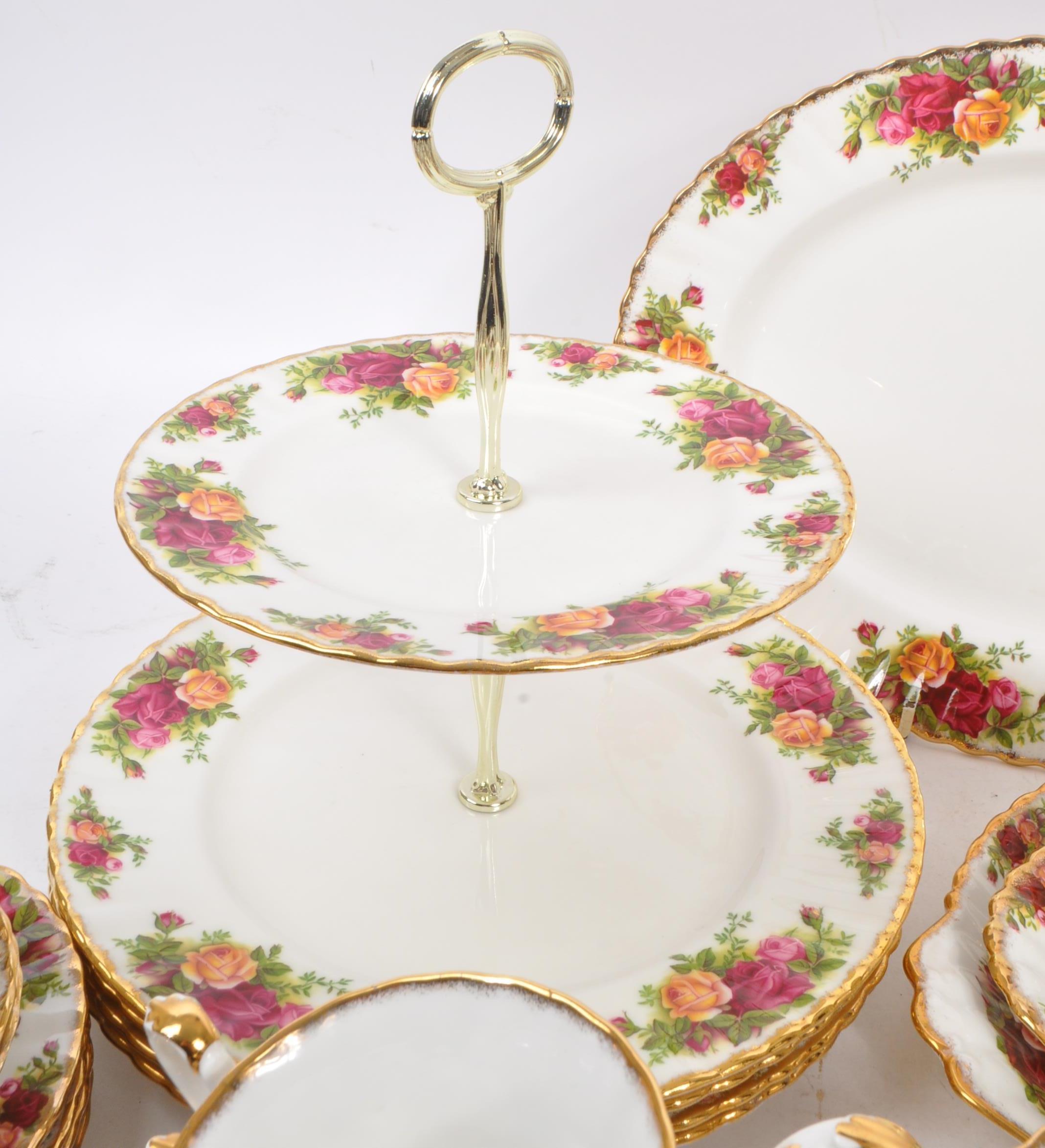 ROYAL ALBERT - OLD COUNTRY ROSES - PORCELAIN TEA SERVICE - Image 7 of 9