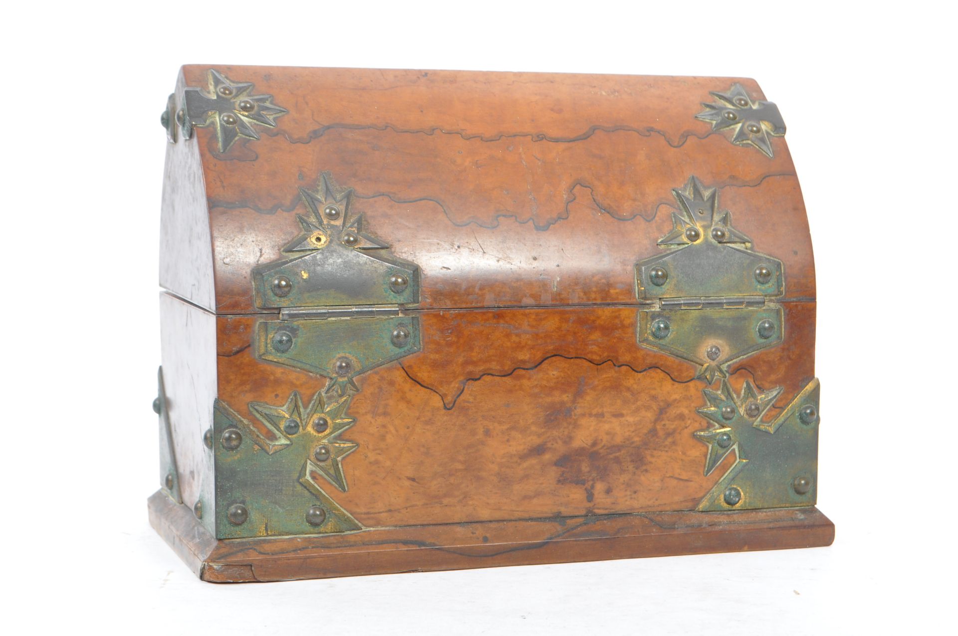 EARLY 20TH CENTURY INLAID TRAY WITH GOTHIC BOX - Image 9 of 9