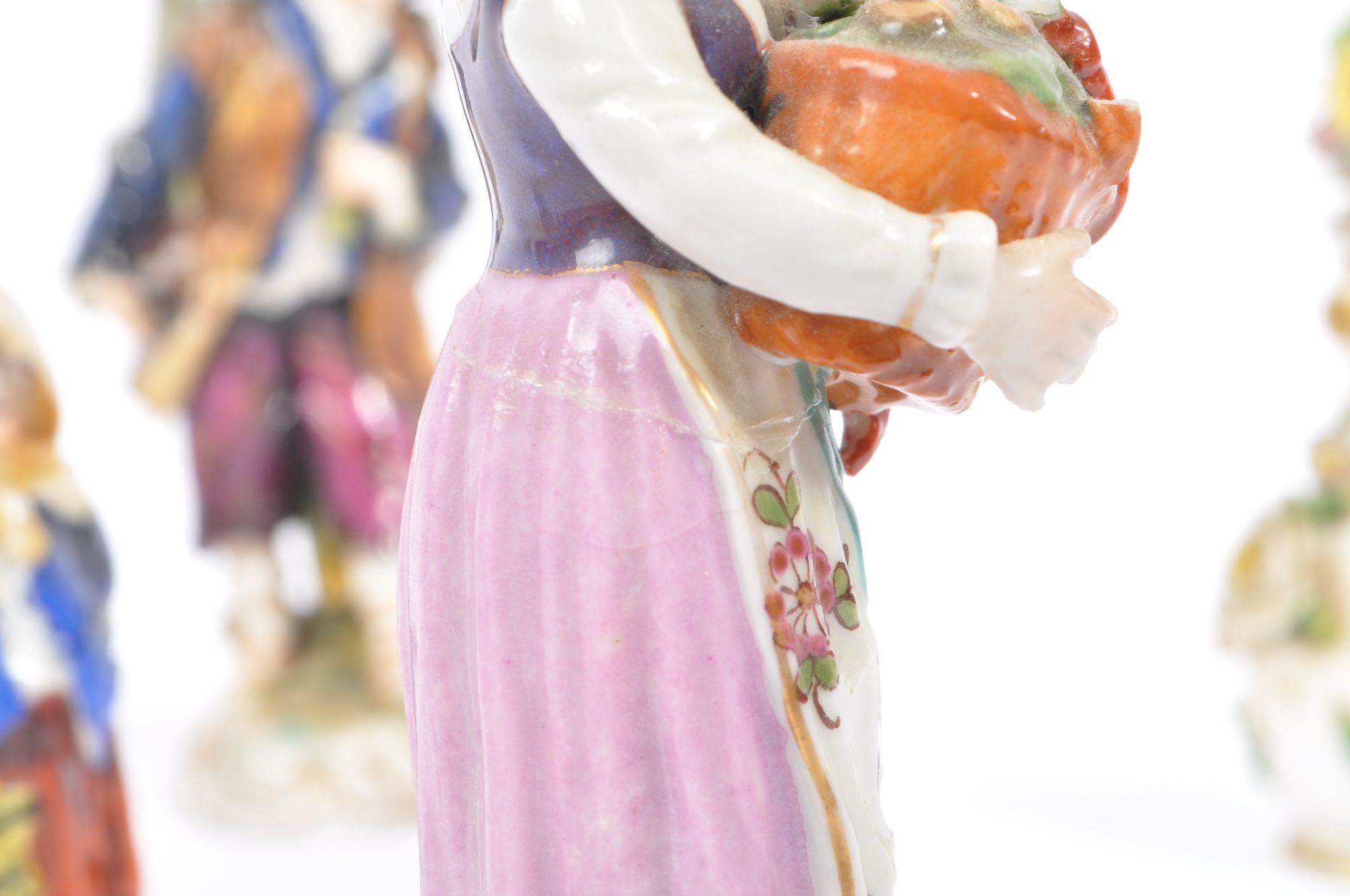 CAPODIMONTE - COLLECTION OF 19TH CENTURY PORCELAIN FIGURES - Image 9 of 11