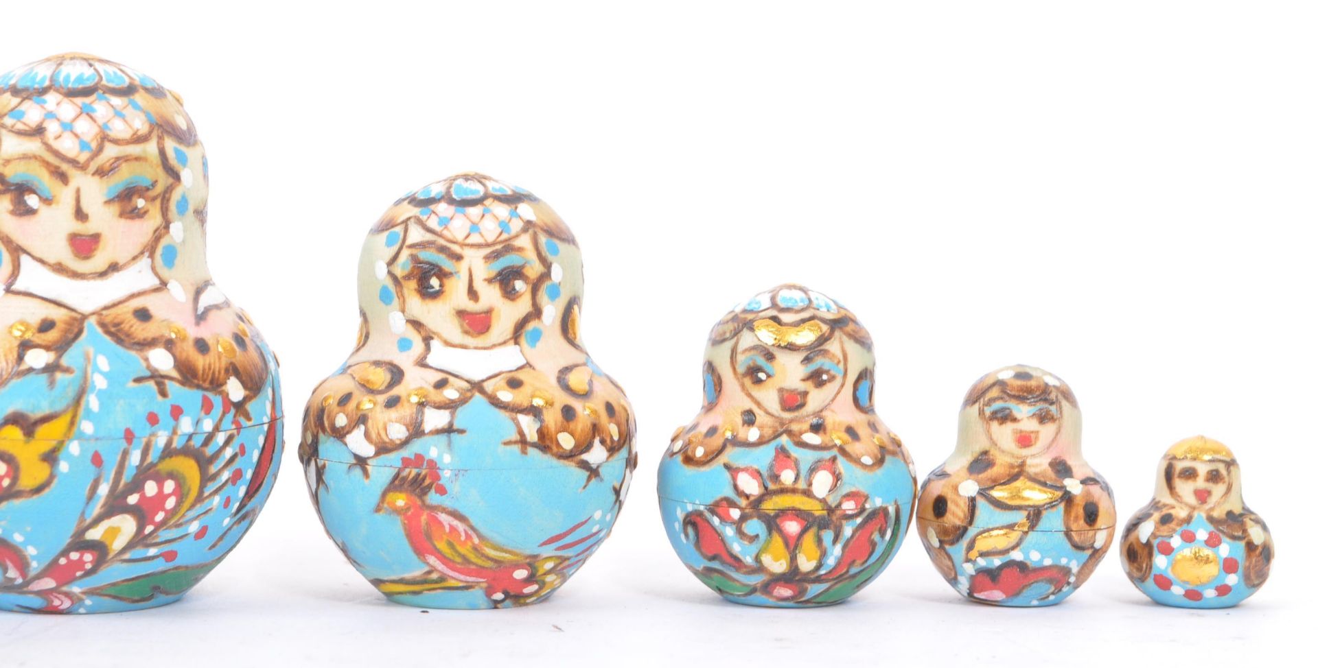 COLLECTION OF USSR FOLK ART MATRYOSHKA NEST OF DOLLS - Bild 10 aus 10