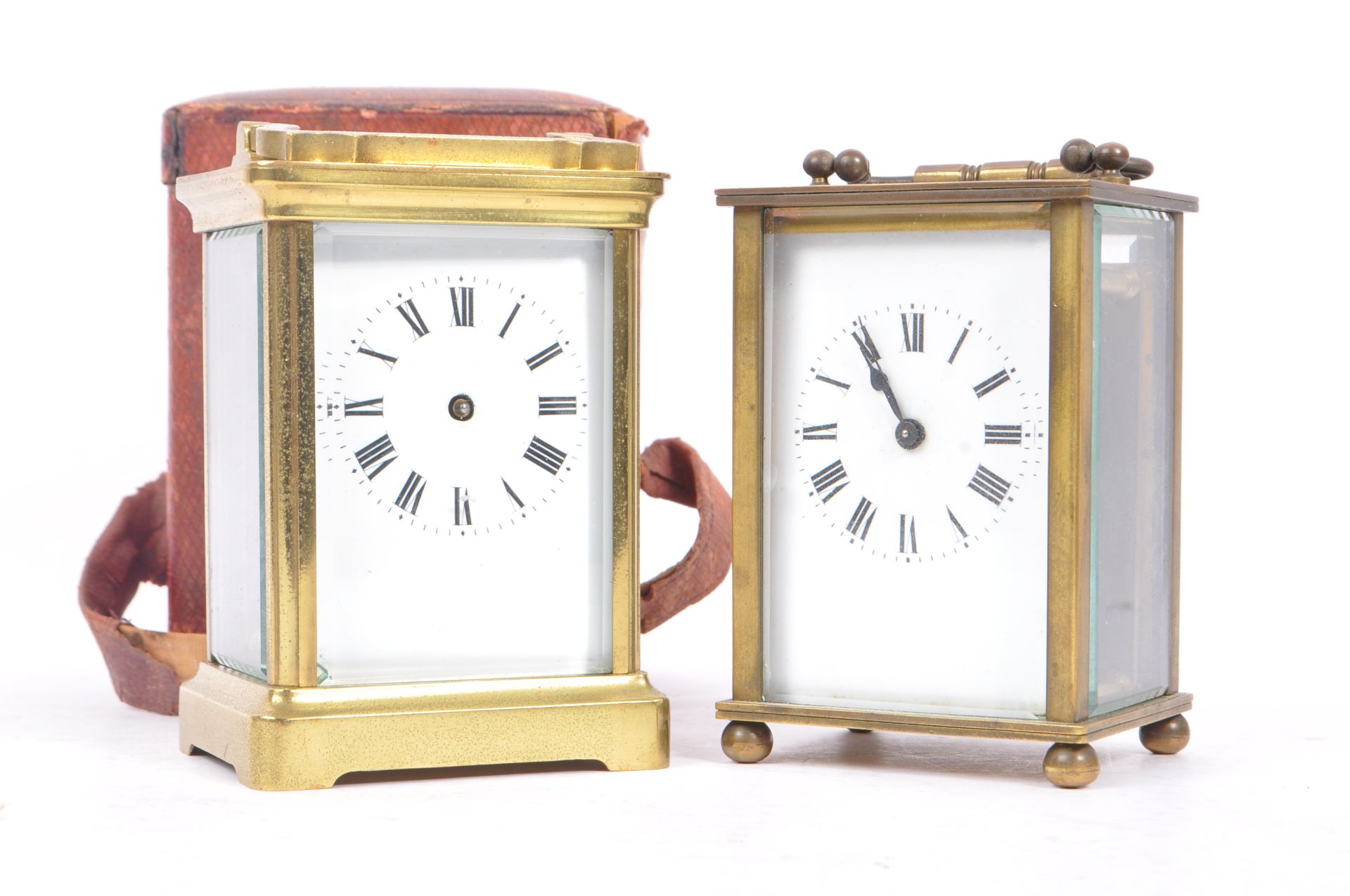 COLLECTION OF FRENCH AND ENGLISH CARRIAGE CLOCKS - Image 4 of 7