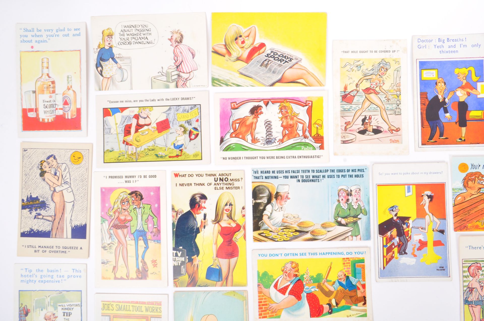 MID 20TH CENTURY & LATER COMIC INNUENDO POSTCARDS - Image 6 of 9