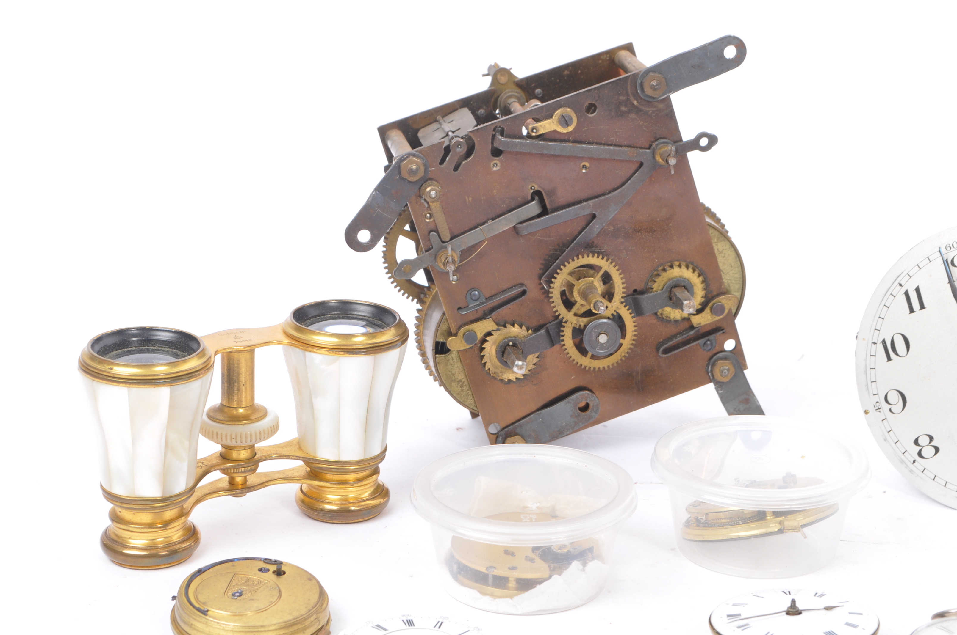 HOROLOGY INTEREST - COLLECTION OF CLOCK PARTS - Image 8 of 10