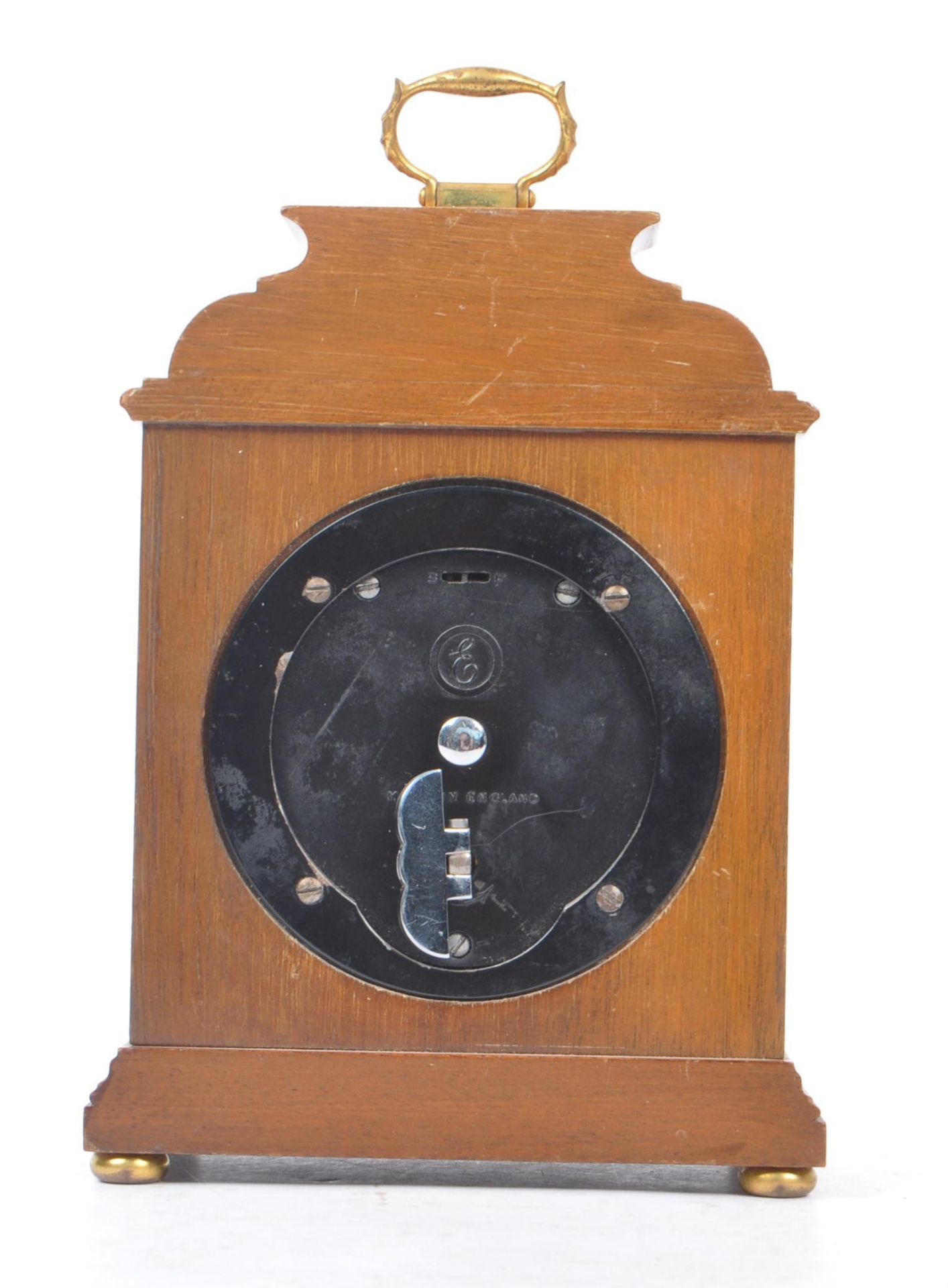 ELLIOTT - 20TH CENTURY OAK CASED MANTLE CLOCK - Image 4 of 5