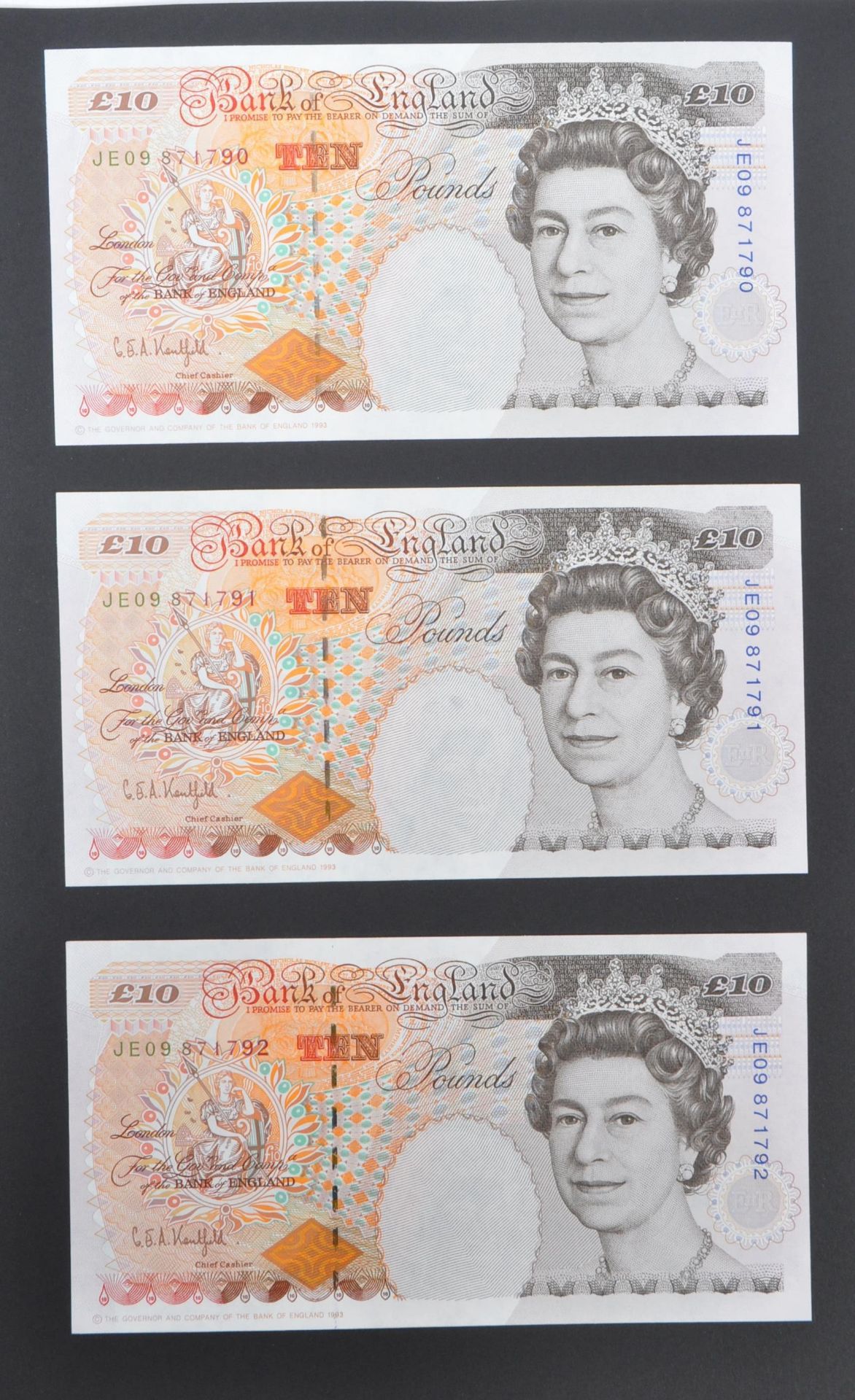 COLLECTION BRITISH UNCIRCULATED BANK NOTES - Image 35 of 52