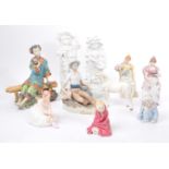 COLLECTION OF VINTAGE 20TH CENTURY PORCELAIN FIGURES