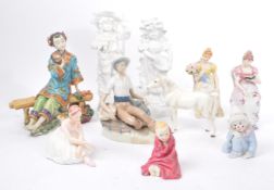 COLLECTION OF VINTAGE 20TH CENTURY PORCELAIN FIGURES