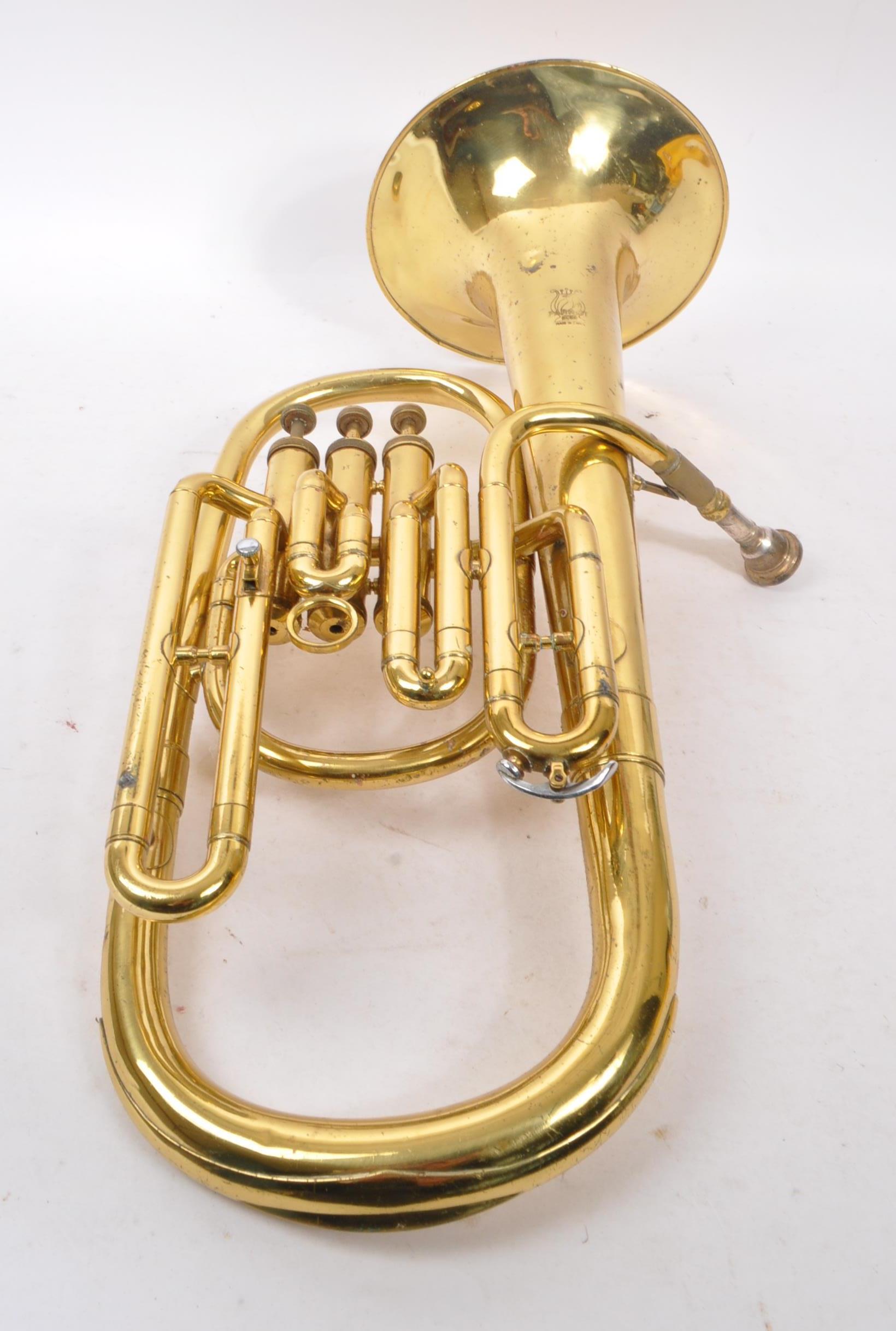 PARROT - VINTAGE 20TH CENTURY TENOR (ALTO) BRASS HORN - Image 4 of 8