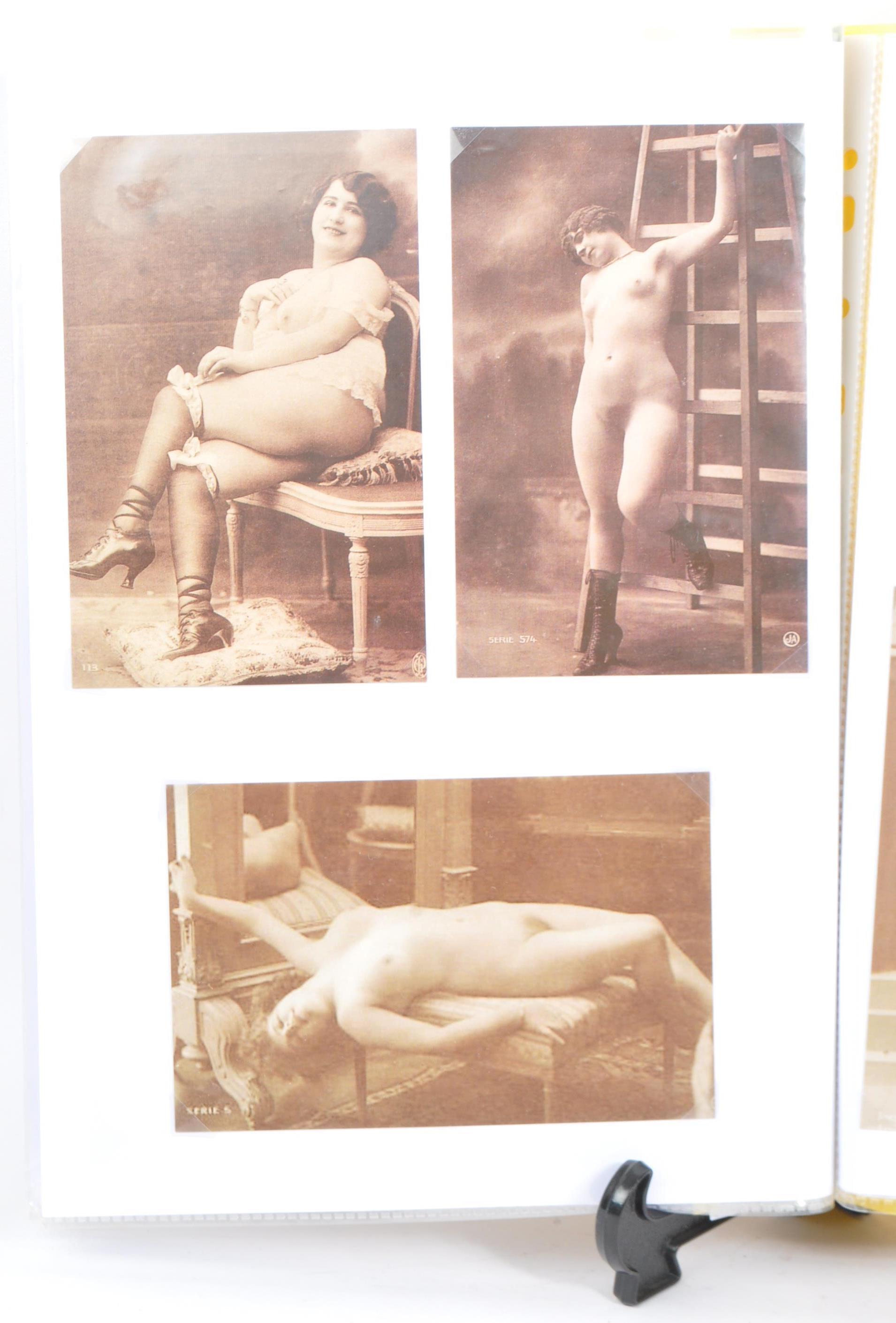 COLLECTION OF 20TH CENTURY FRENCH EROTIC NUDE POSTCARDS - Image 4 of 9
