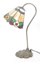 VINTAGE 20TH CENTURY ART NOUVEAU STYLE TIFFANY DESK LAMP