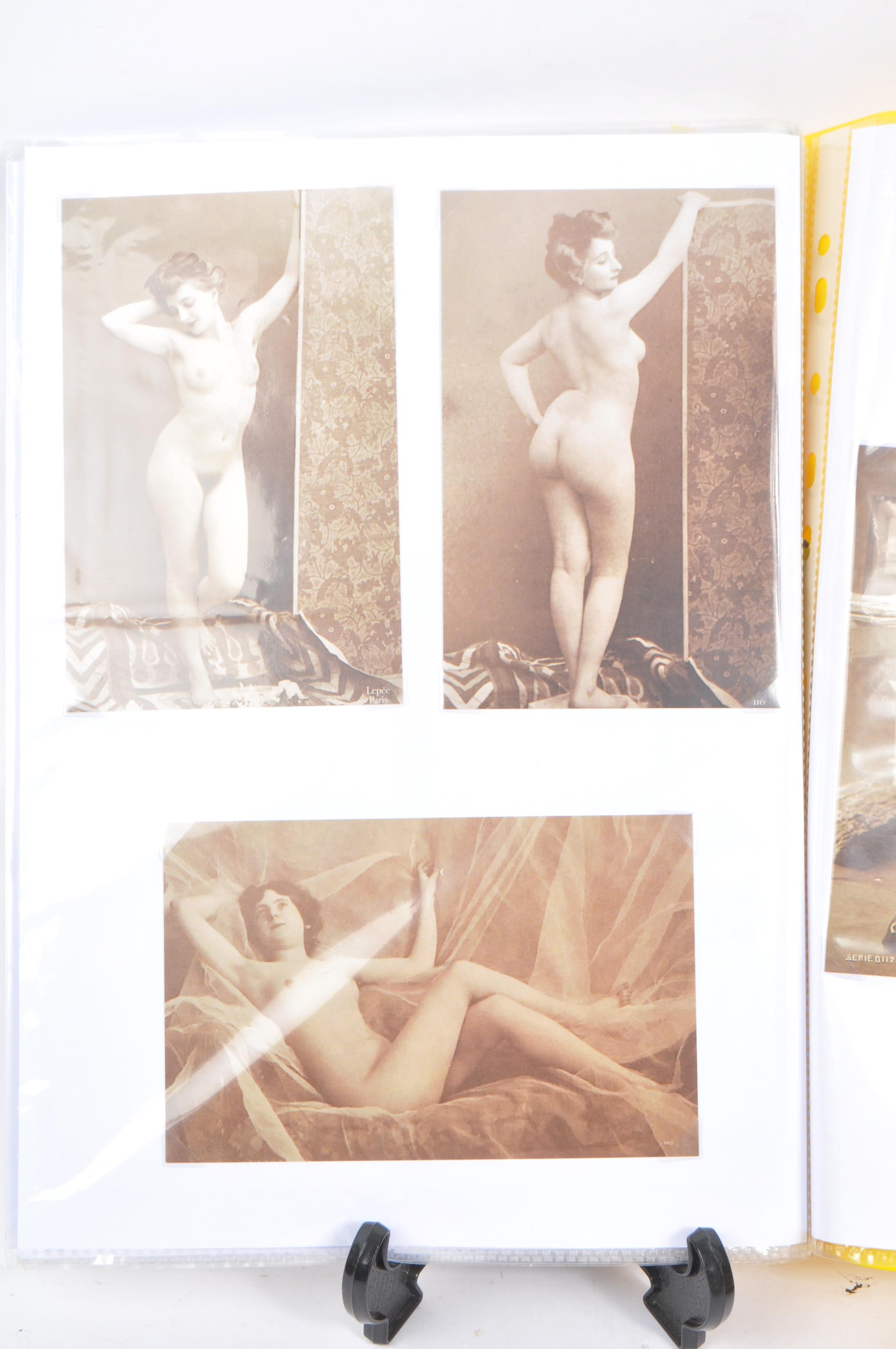COLLECTION OF 20TH CENTURY FRENCH EROTIC NUDE POSTCARDS - Image 6 of 9