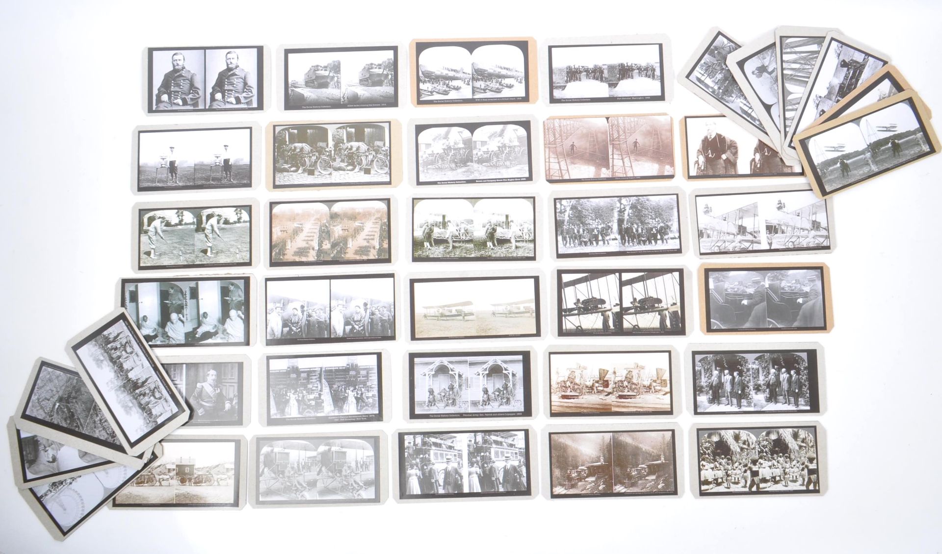 COLLECTION OF THIRTY NINE SOCIAL HISTORY STEREOGRAPHS
