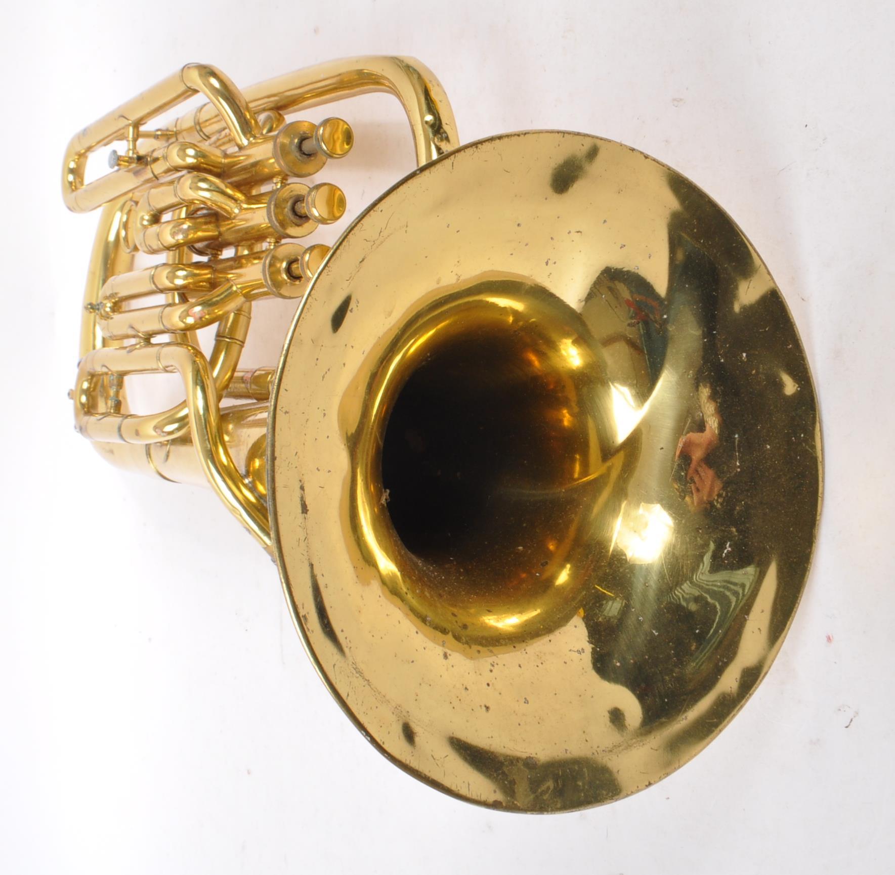 PARROT - VINTAGE 20TH CENTURY TENOR (ALTO) BRASS HORN - Image 7 of 8